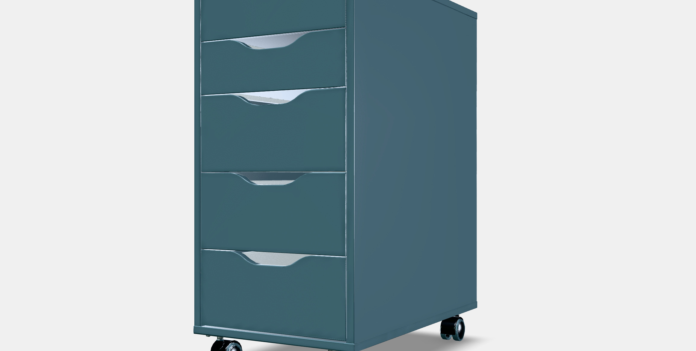 ALEX Drawer unit on castors 1 3D model_13