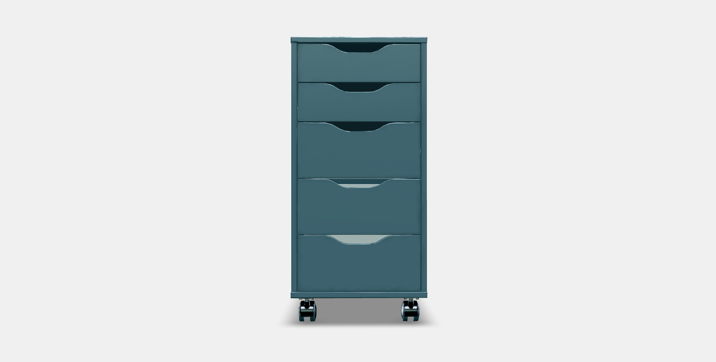 ALEX Drawer unit on castors 1 3D model_9