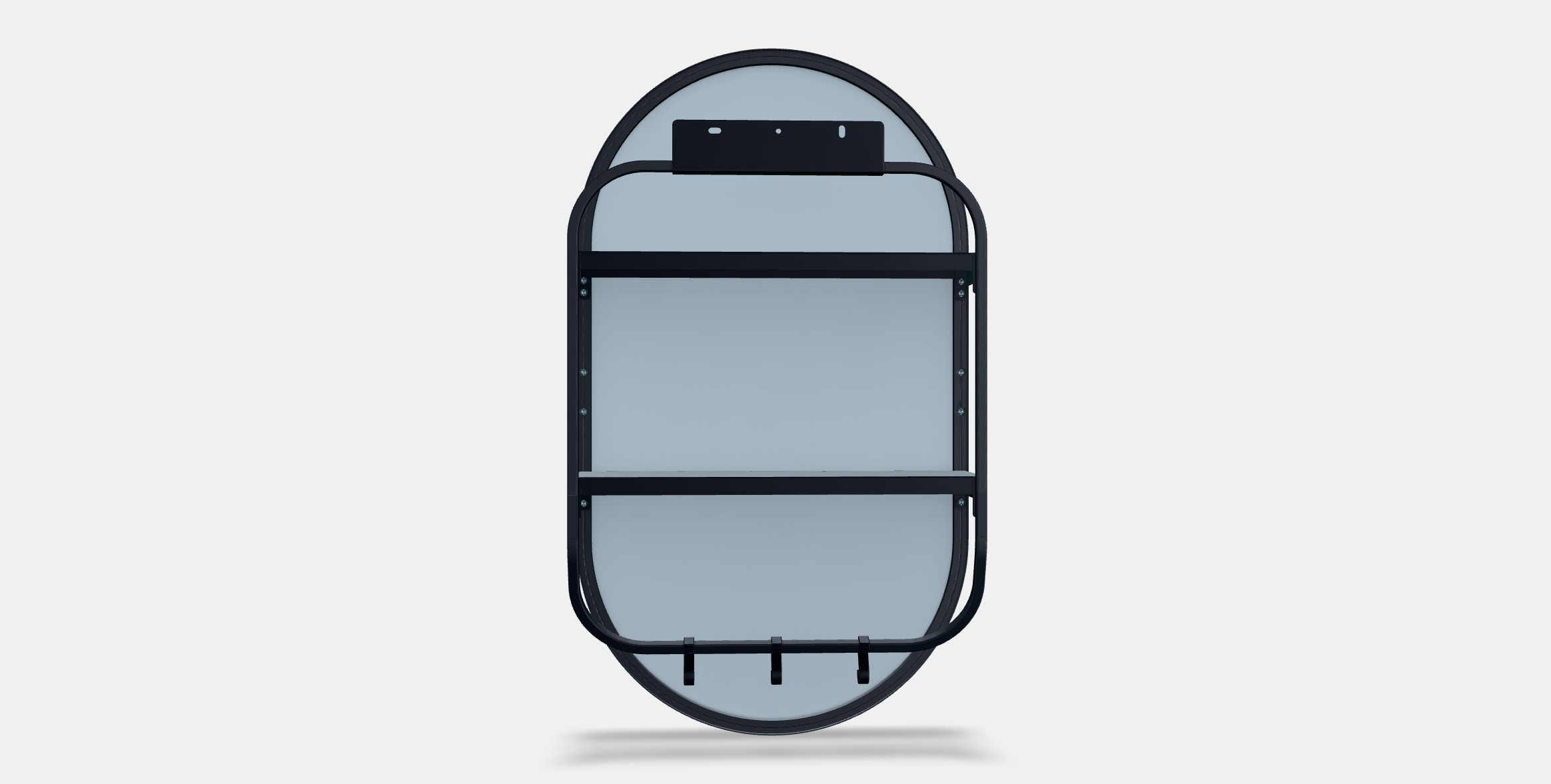 LINDBYN Mirror with storage 3D model_14