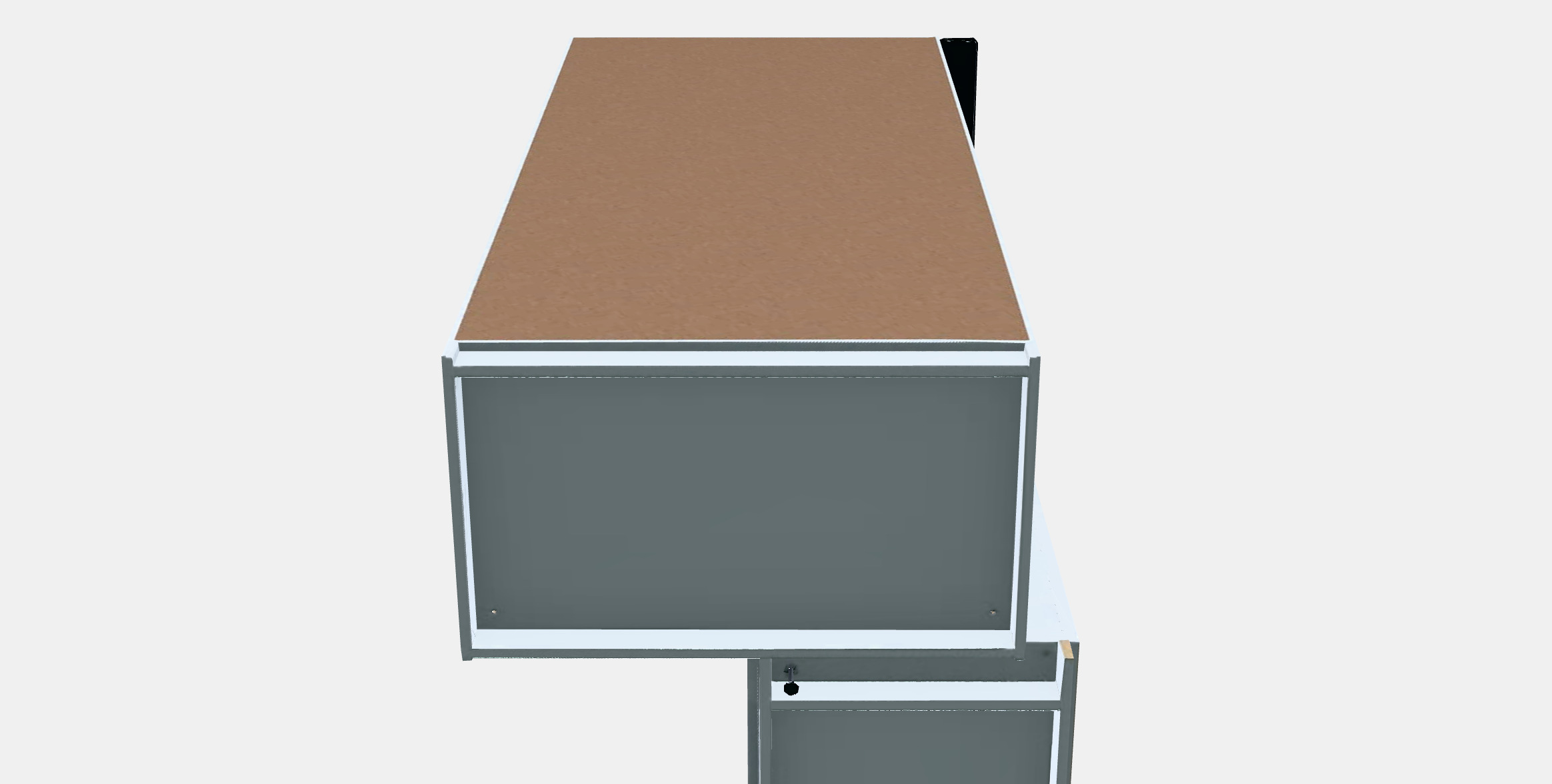 PAX - GRIMO Corner wardrobe Low-poly 3D model_11