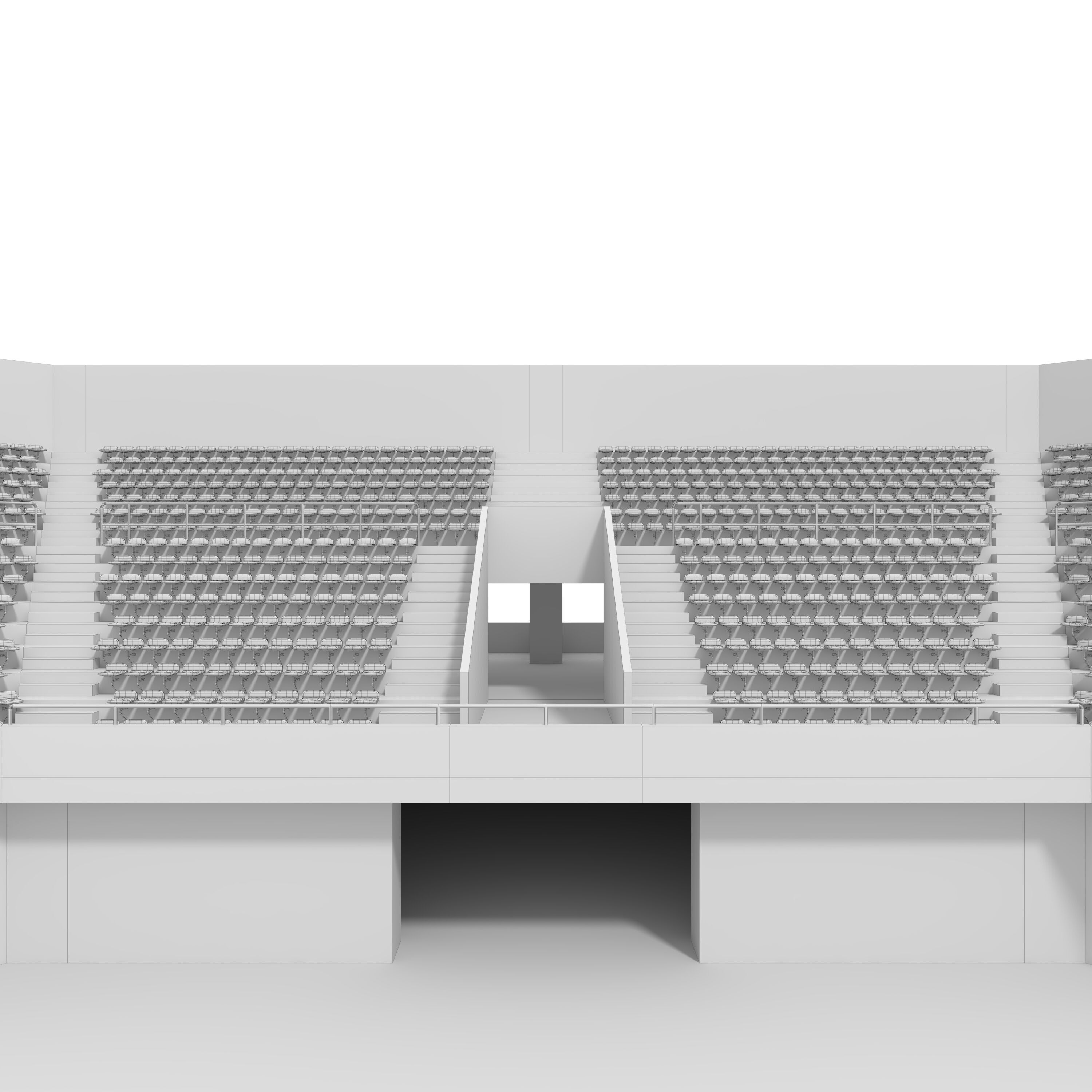 Stadium Tribune 06 Corner 3D model_15
