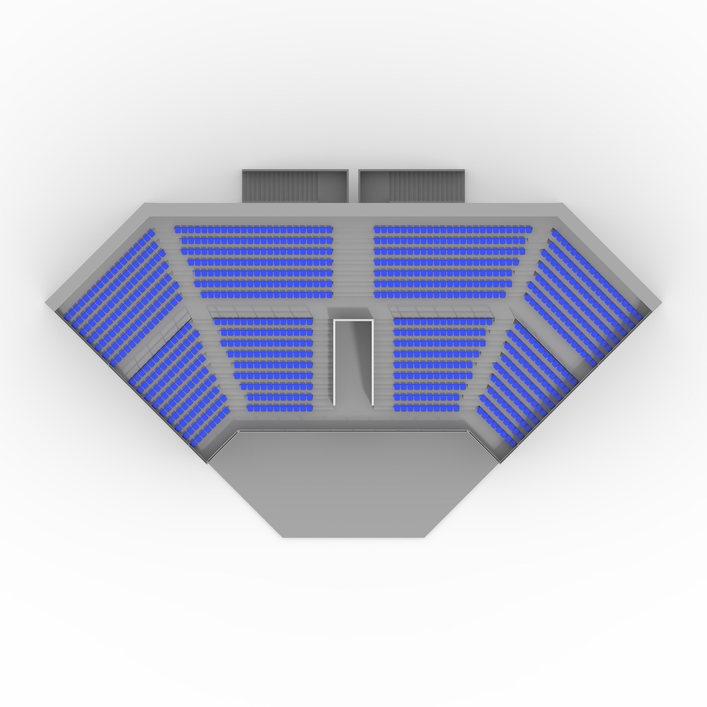 Stadium Tribune 06 Corner 3D model_22