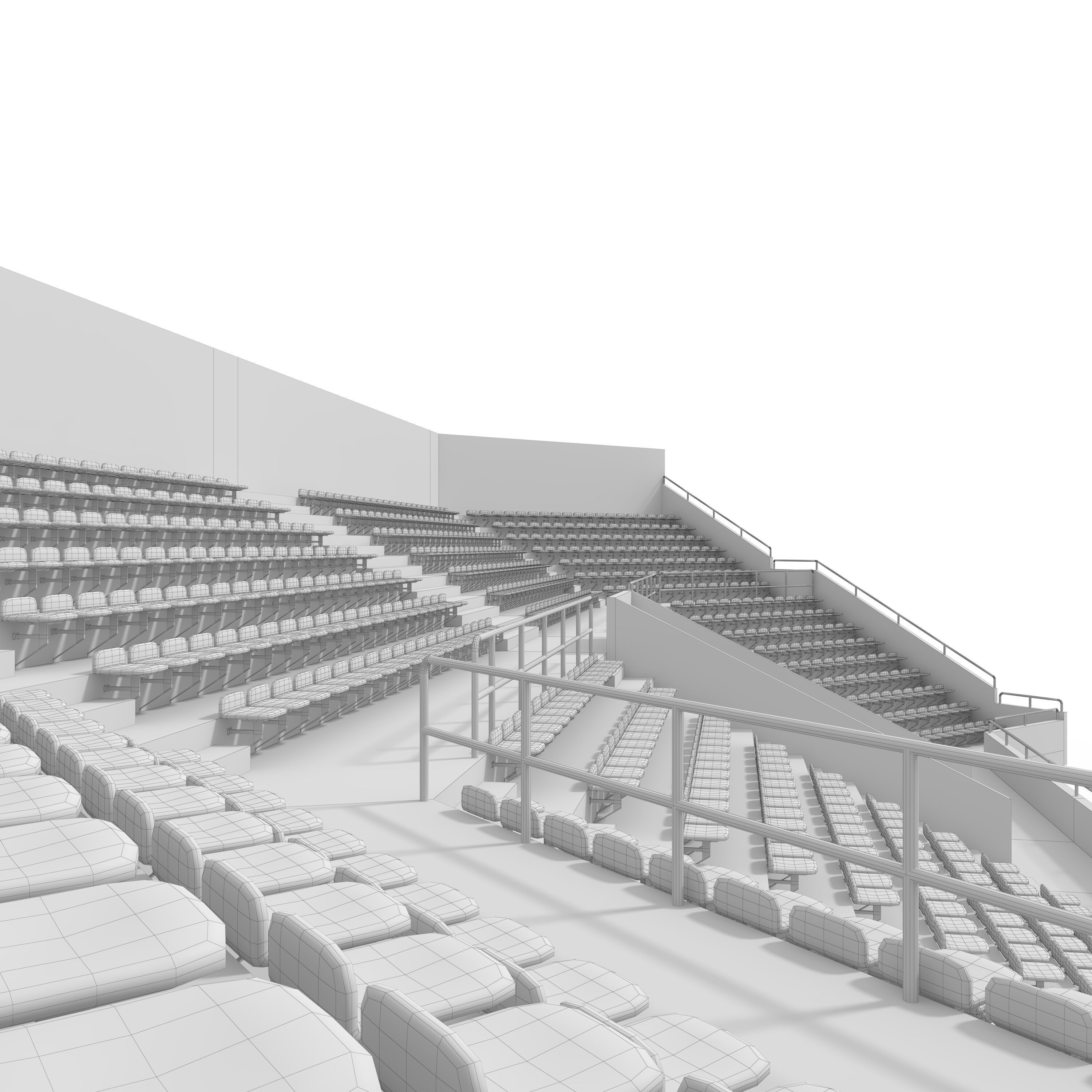 Stadium Tribune 06 Corner 3D model_21