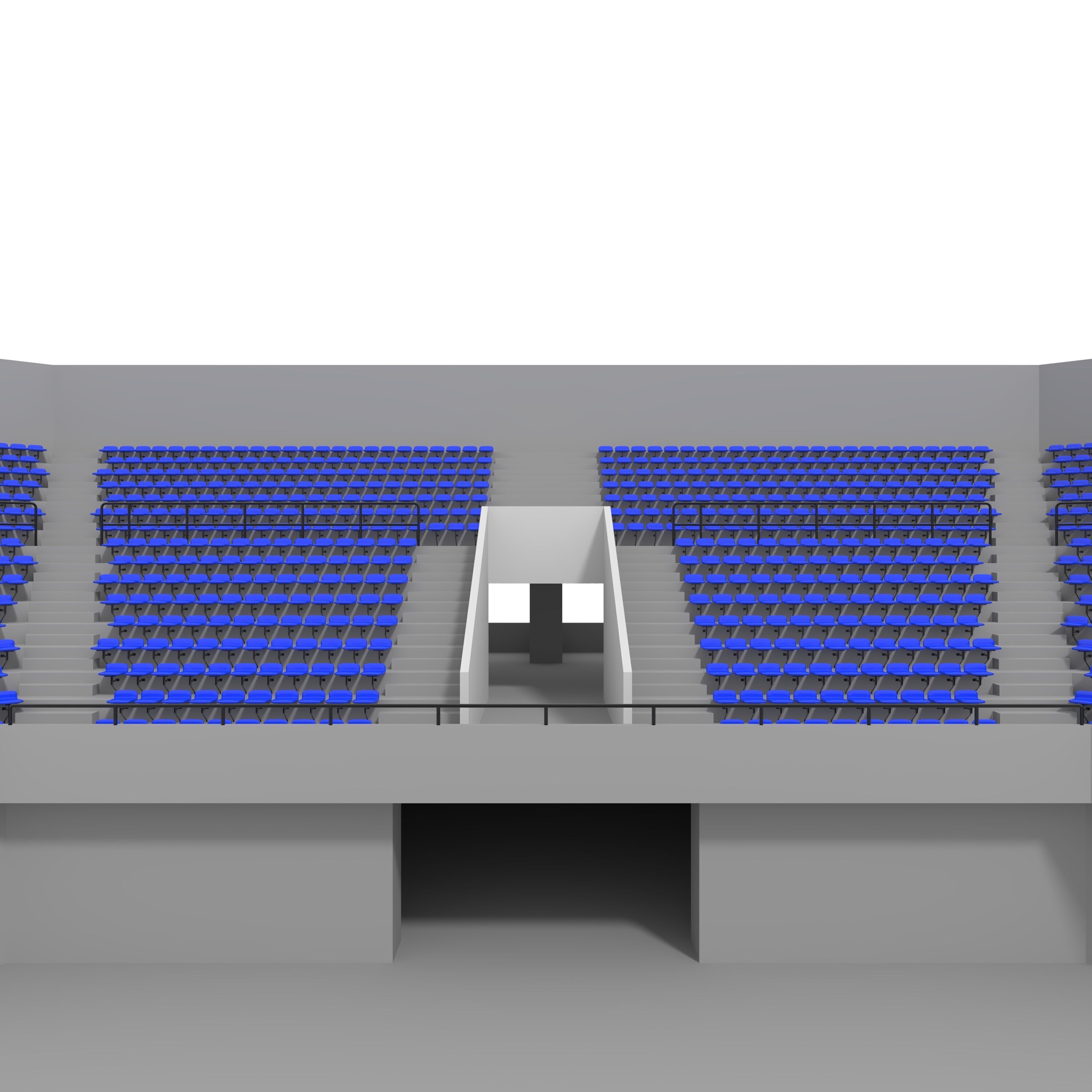 Stadium Tribune 06 Corner 3D model_14