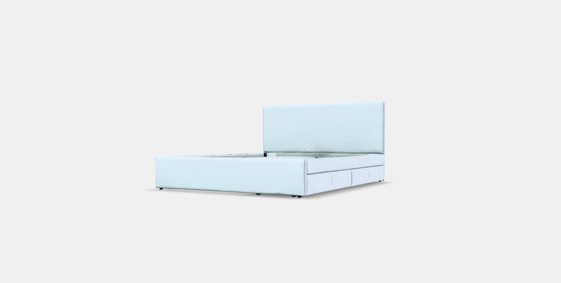 GLADSTAD Upholstered bed 2 storage boxes 3D model_11