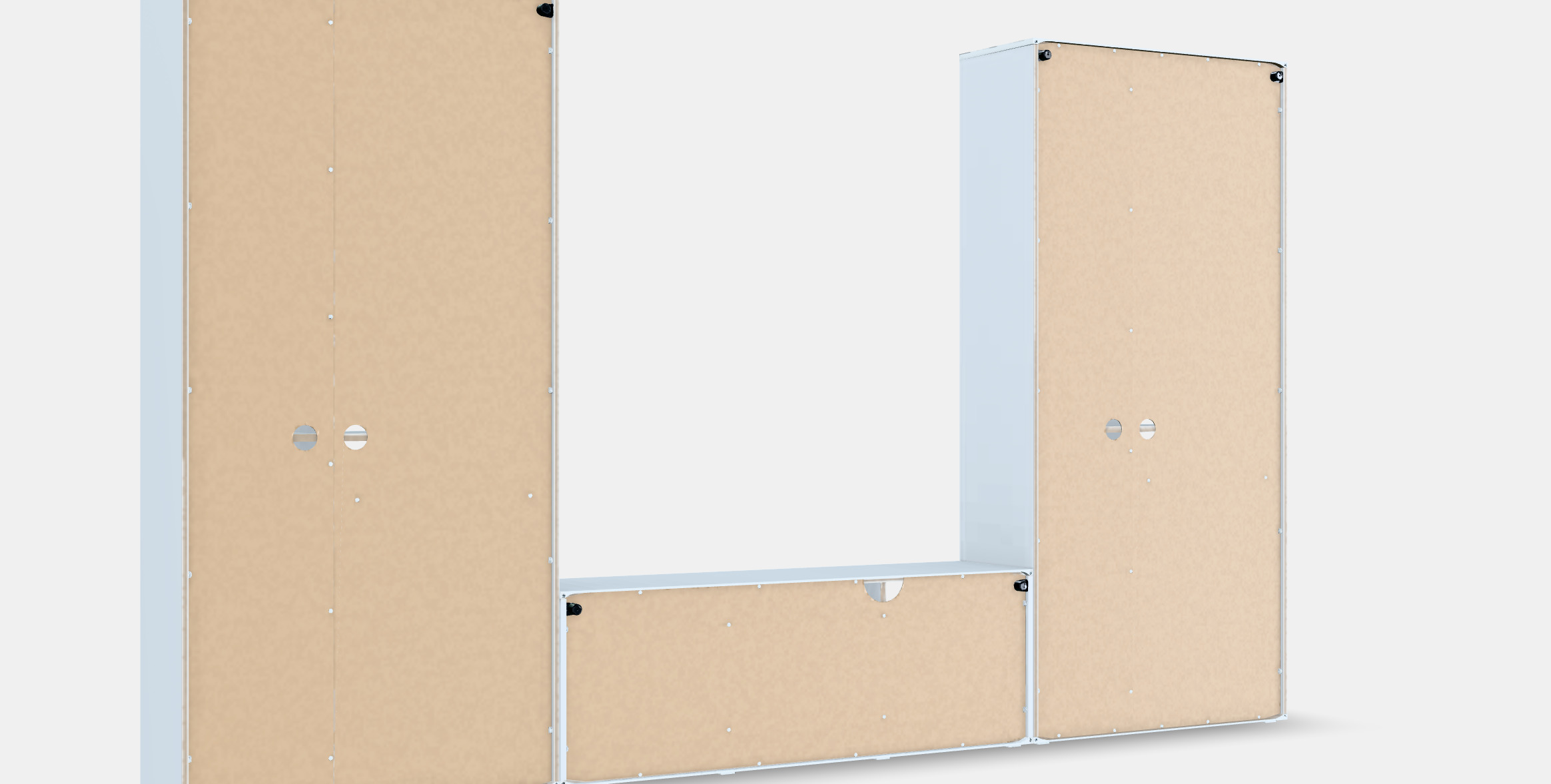 VIHALS TV-storage combination 3D model_7