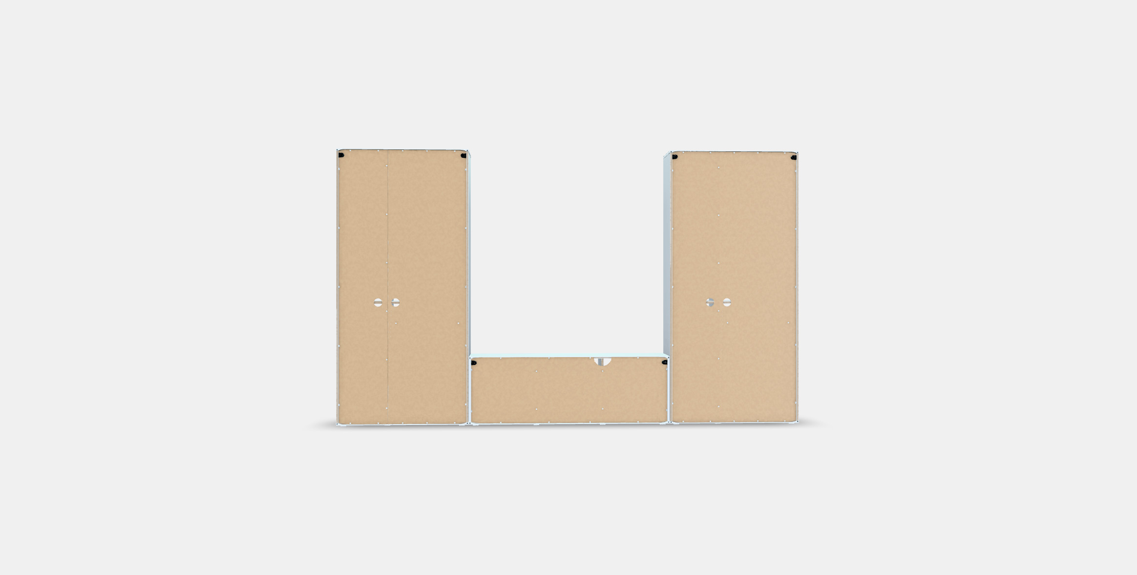 VIHALS TV-storage combination 3D model_14