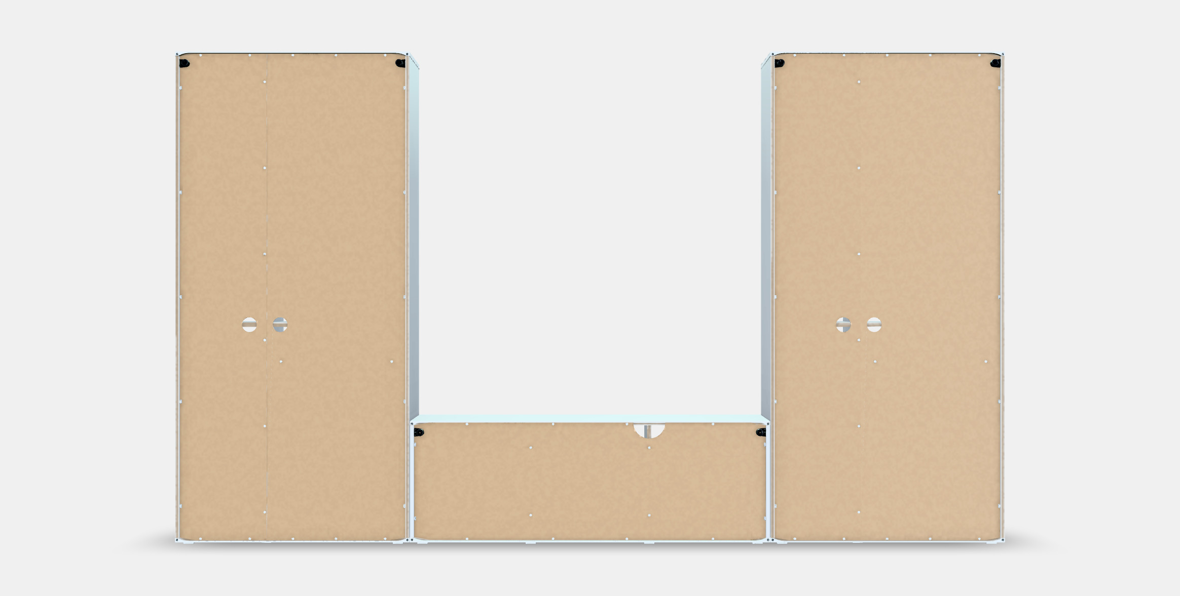 VIHALS TV-storage combination 3D model_15