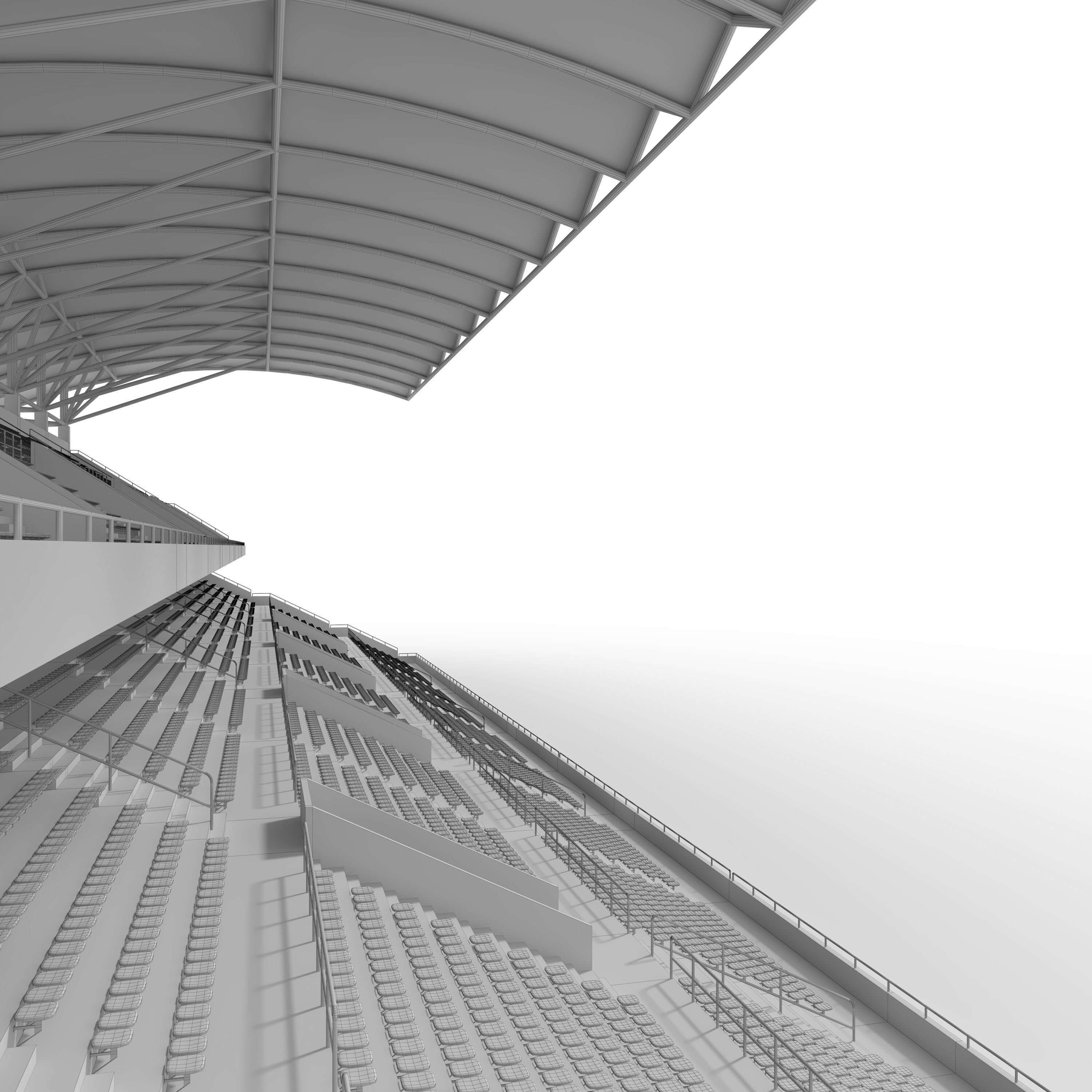 Stadium Tribune 07 3D model_39