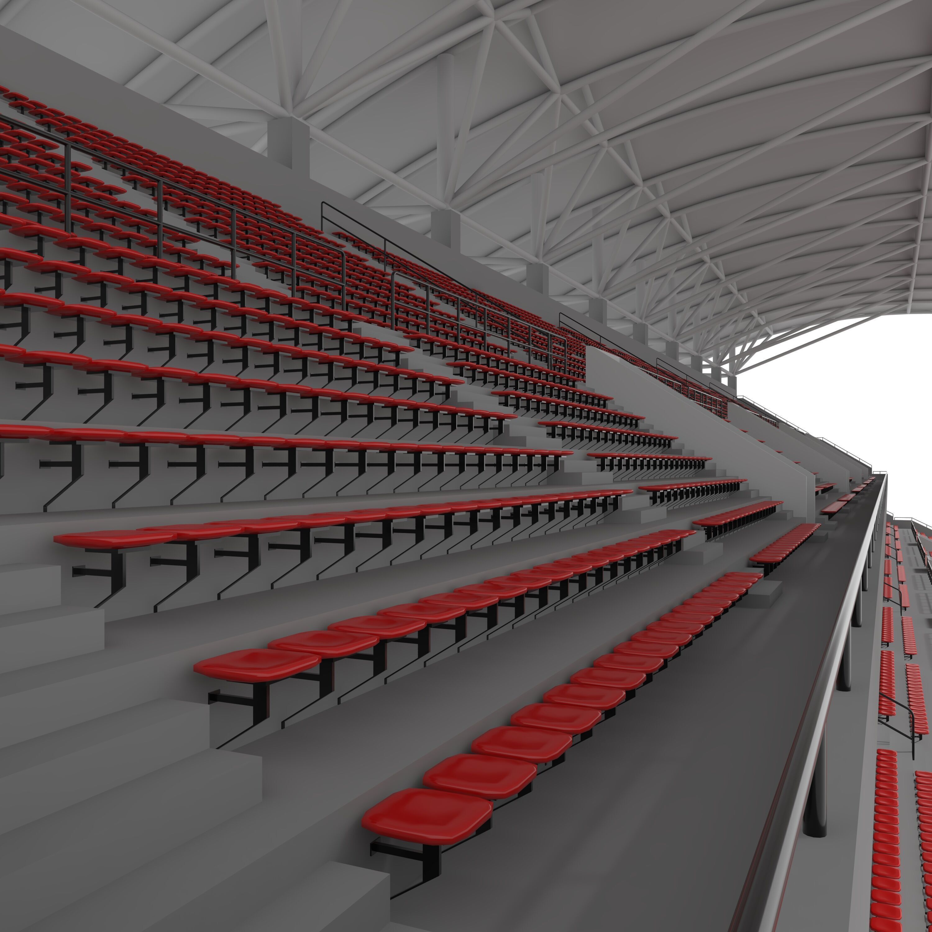 Stadium Tribune 07 3D model_32