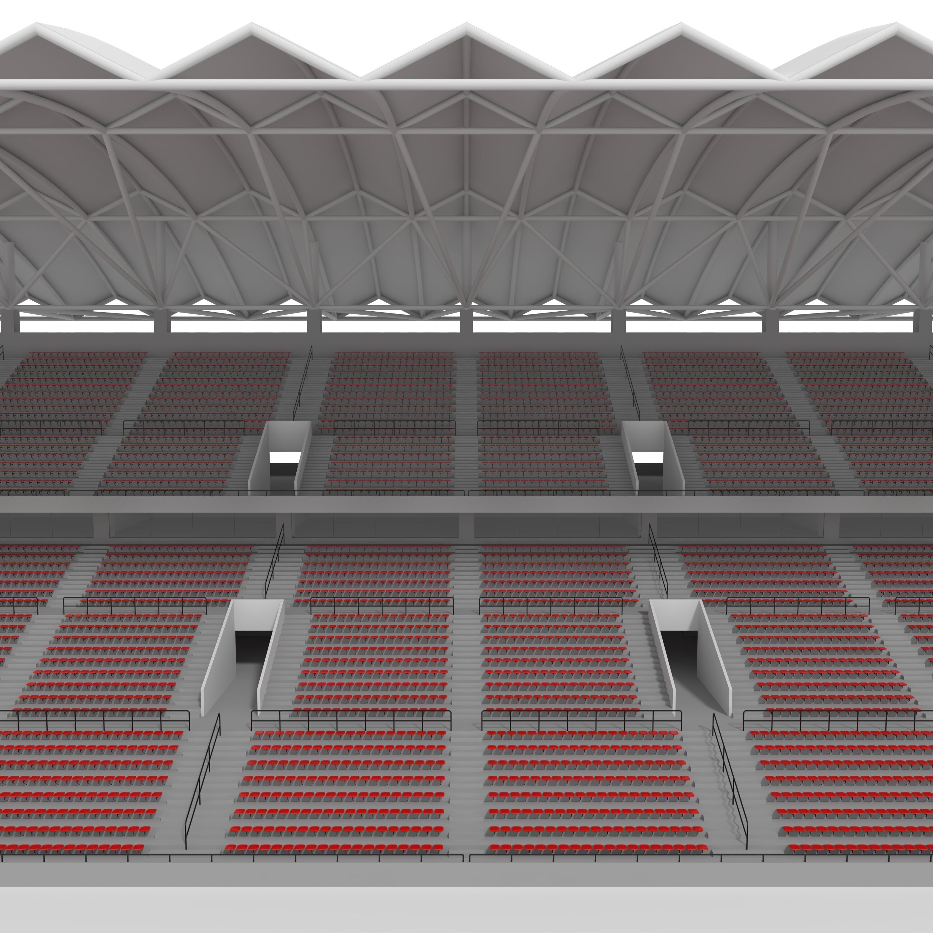 Stadium Tribune 07 3D model_16