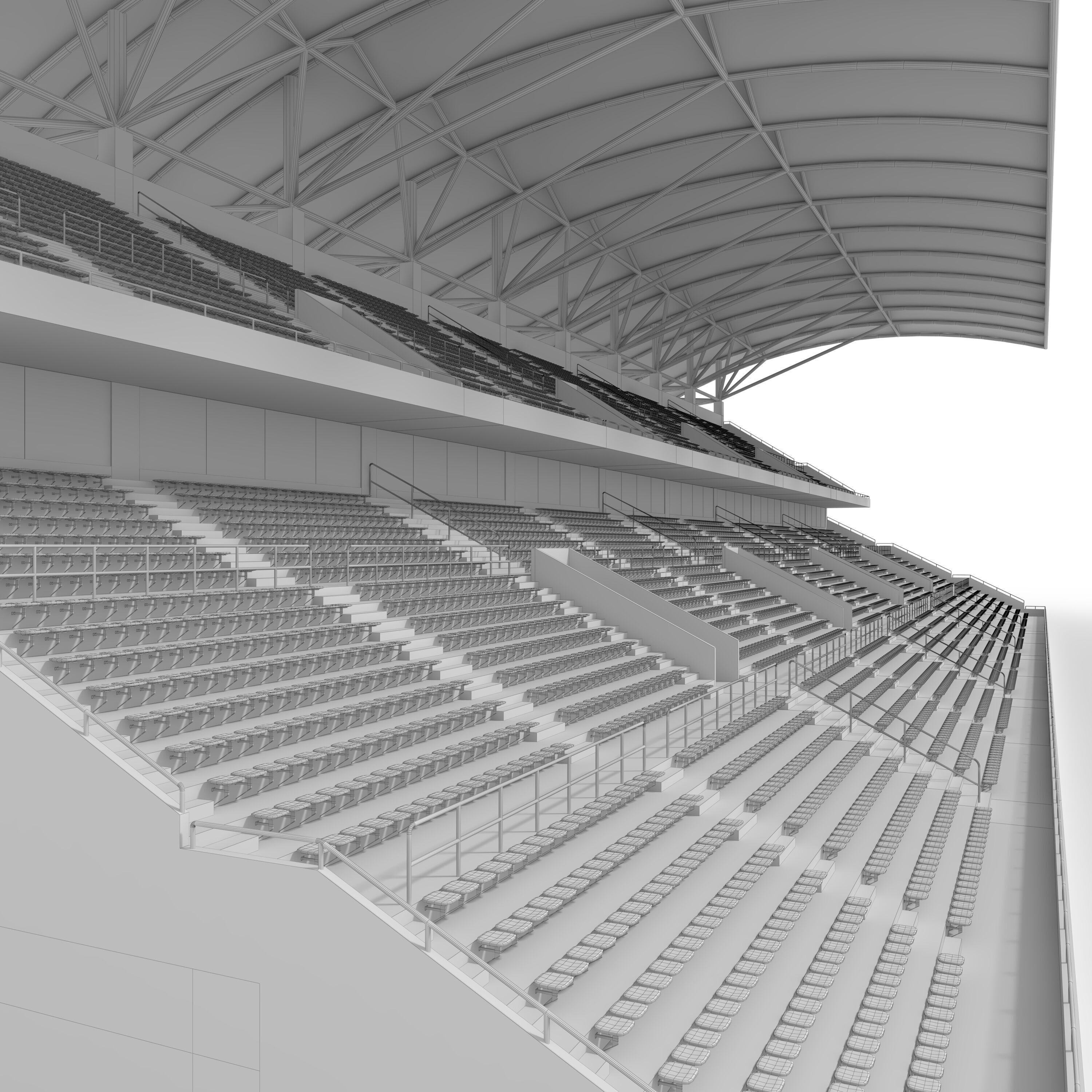 Stadium Tribune 07 3D model_23