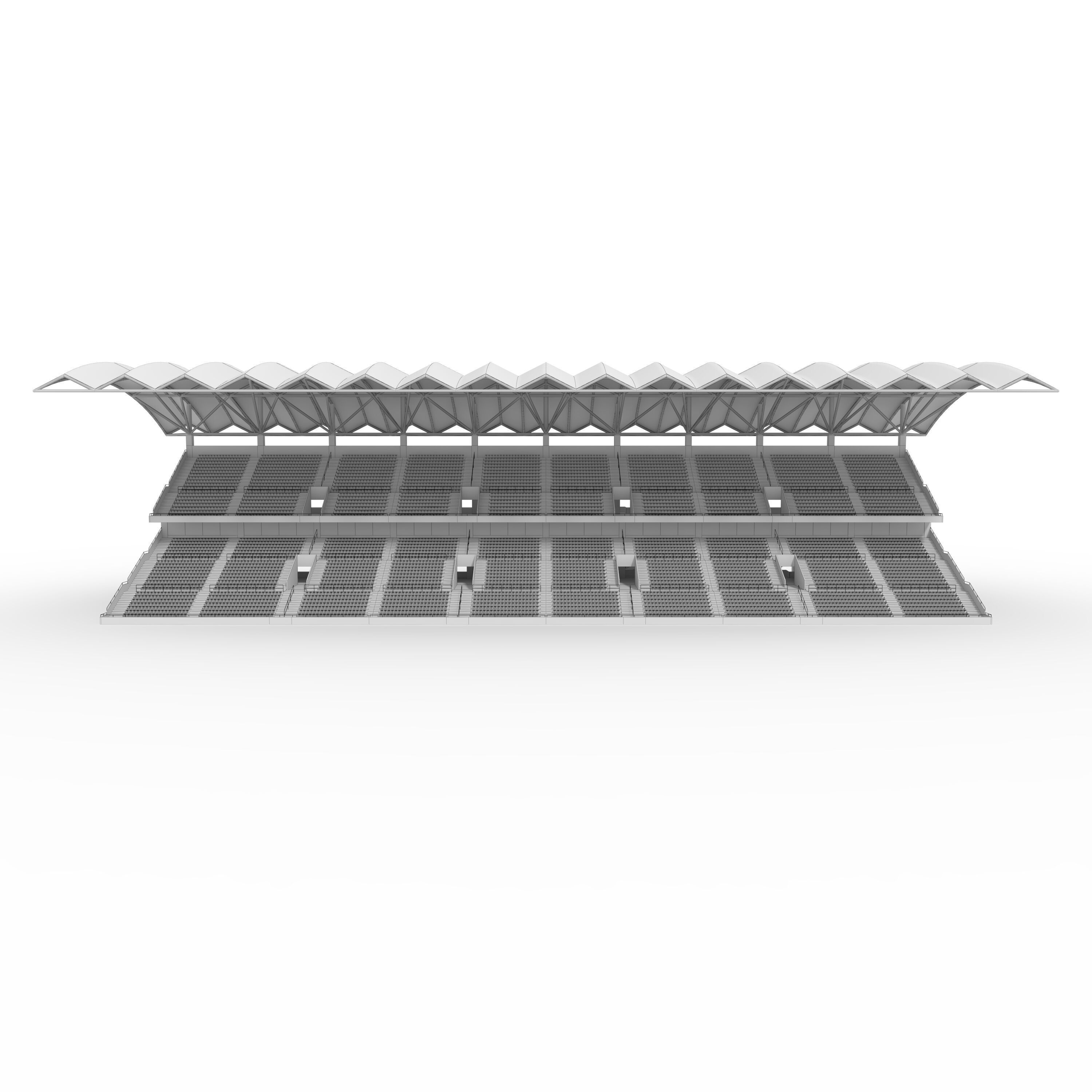 Stadium Tribune 07 3D model_5