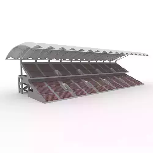 Stadium Tribune 07 3D model