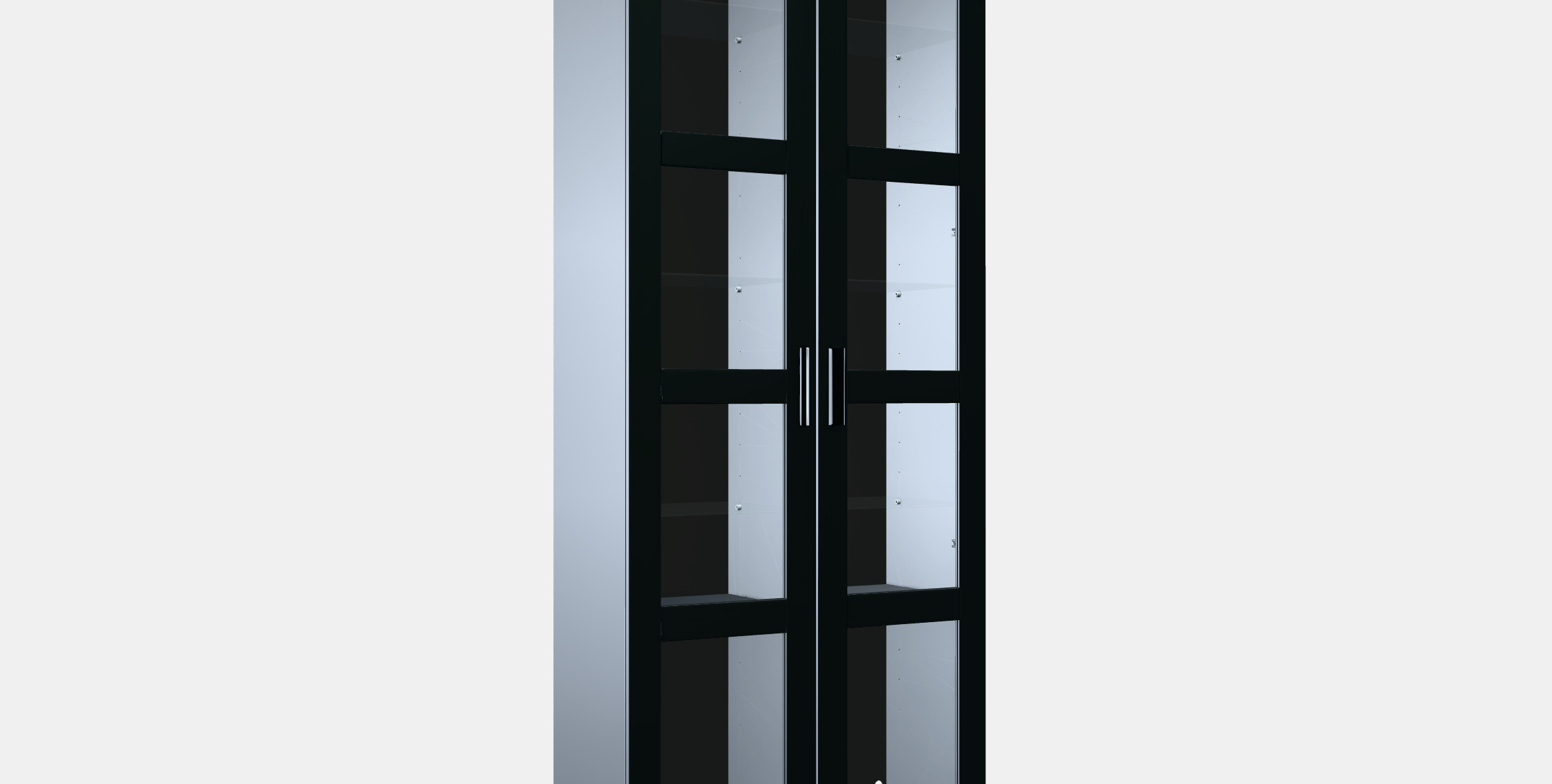 BRIMNES Glass-door cabinet 3D model_8