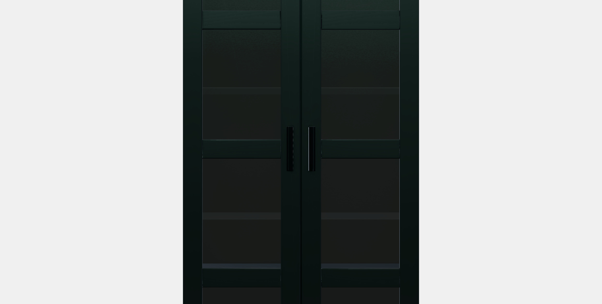 BRIMNES Glass-door cabinet 3D model_10