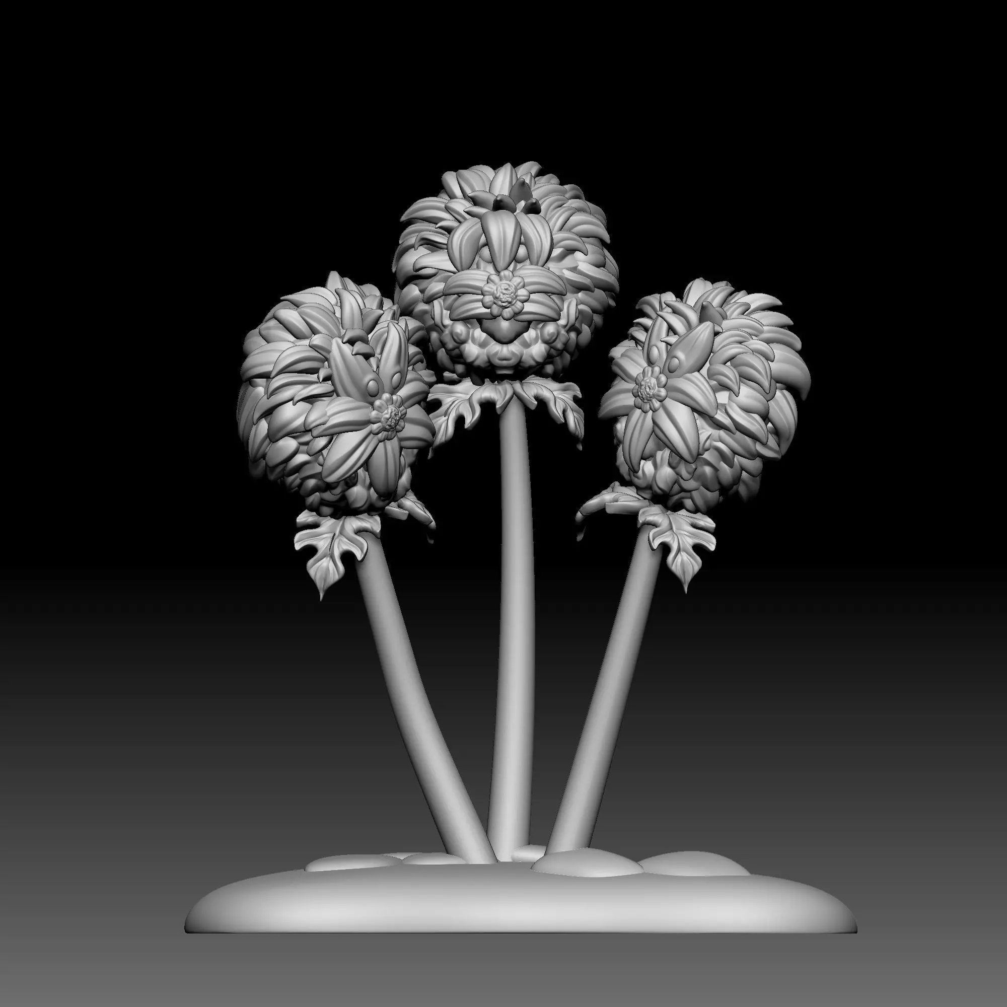 Flower - Alice in Wonderland - 0190 3D print model_0