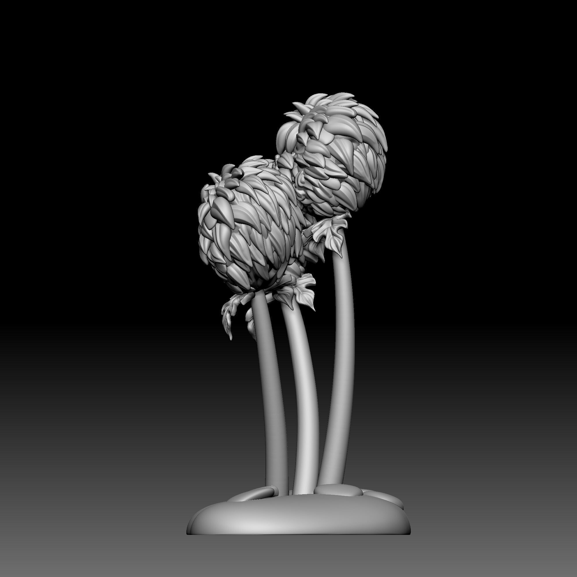 Flower - Alice in Wonderland - 0190 3D print model_2