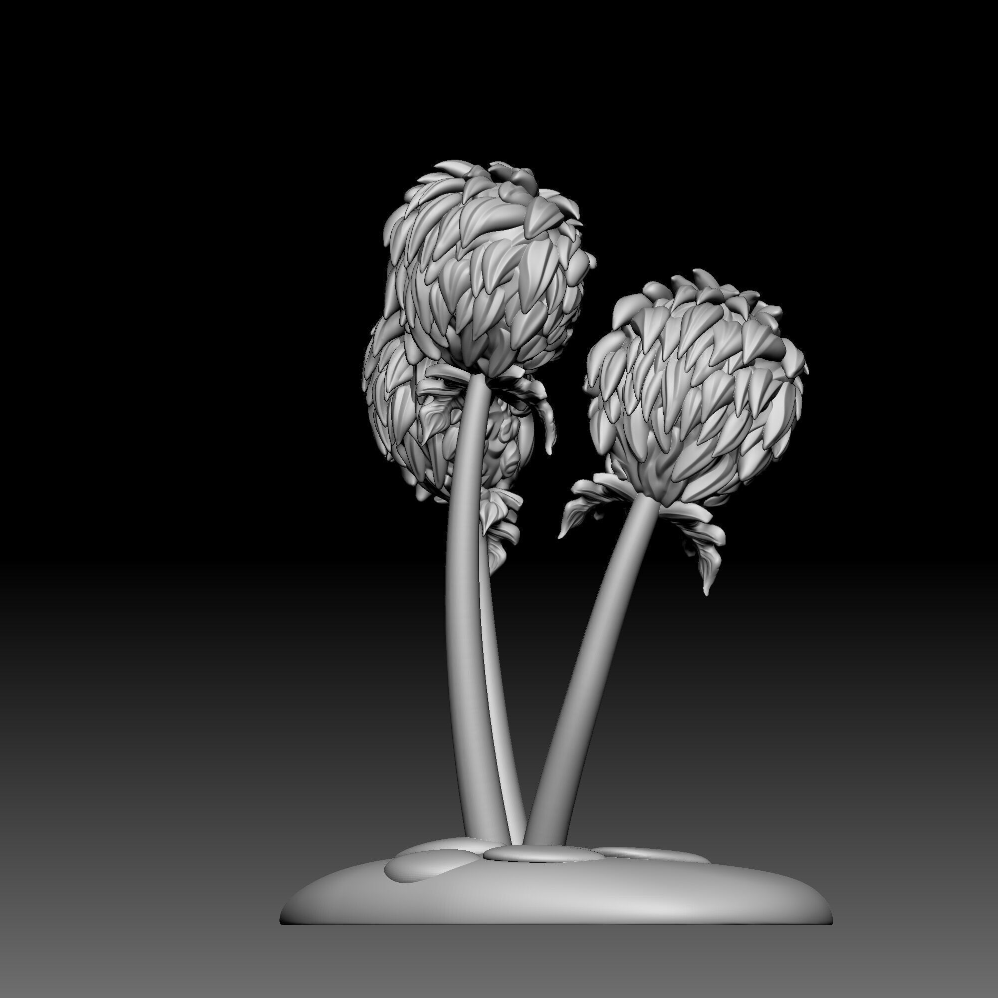 Flower - Alice in Wonderland - 0190 3D print model_5