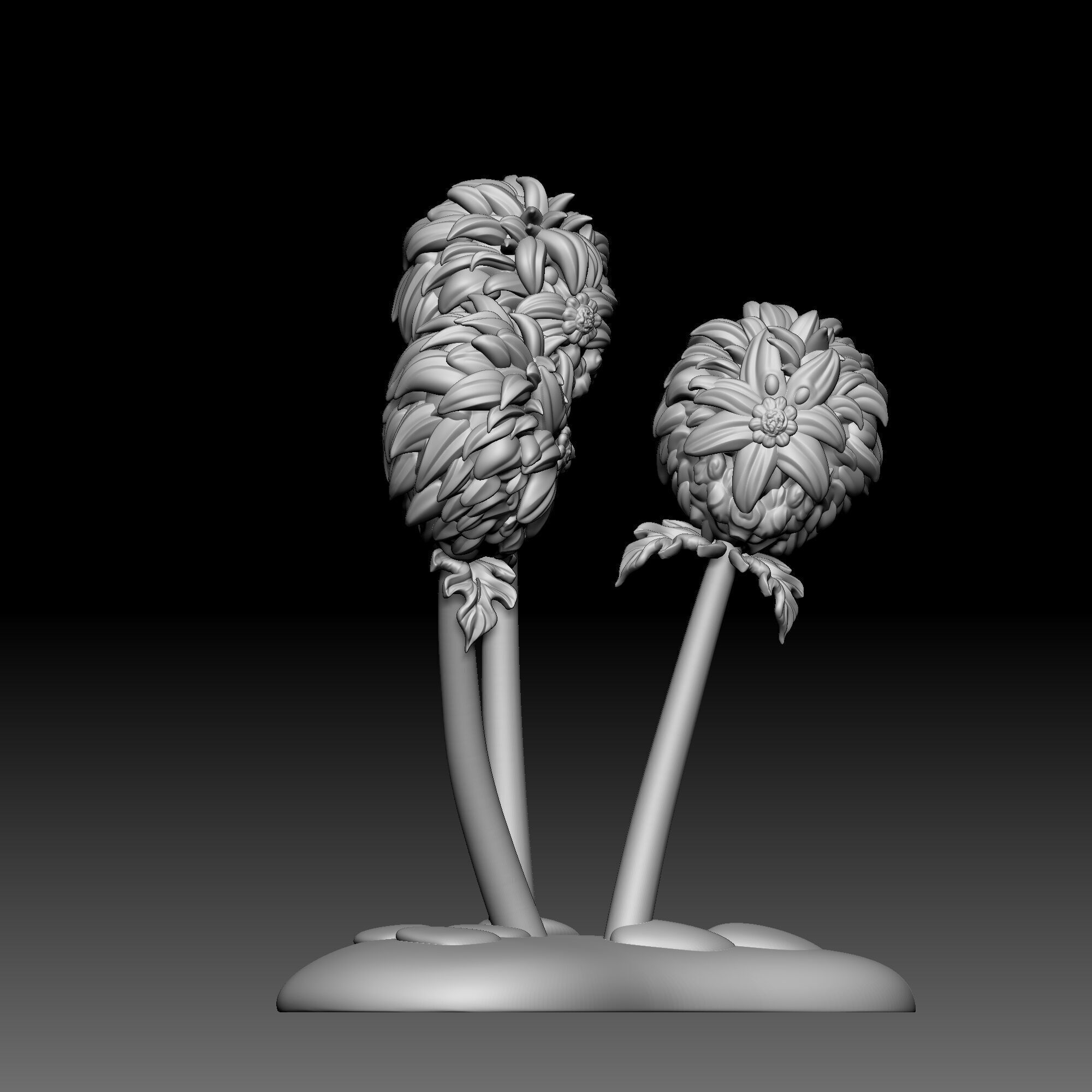 Flower - Alice in Wonderland - 0190 3D print model_7