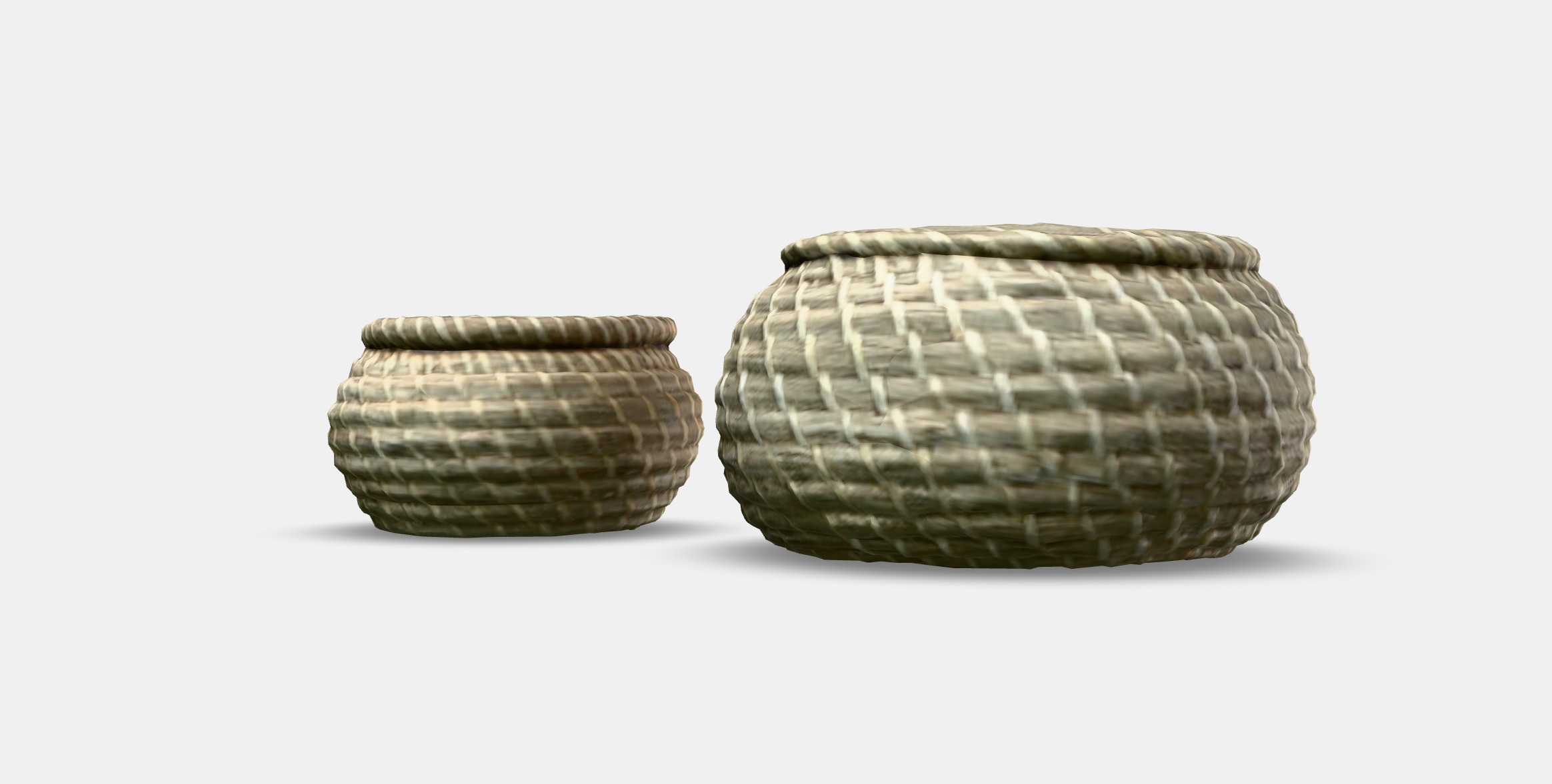 FRYKEN basket with lid set of 3 3D model_14