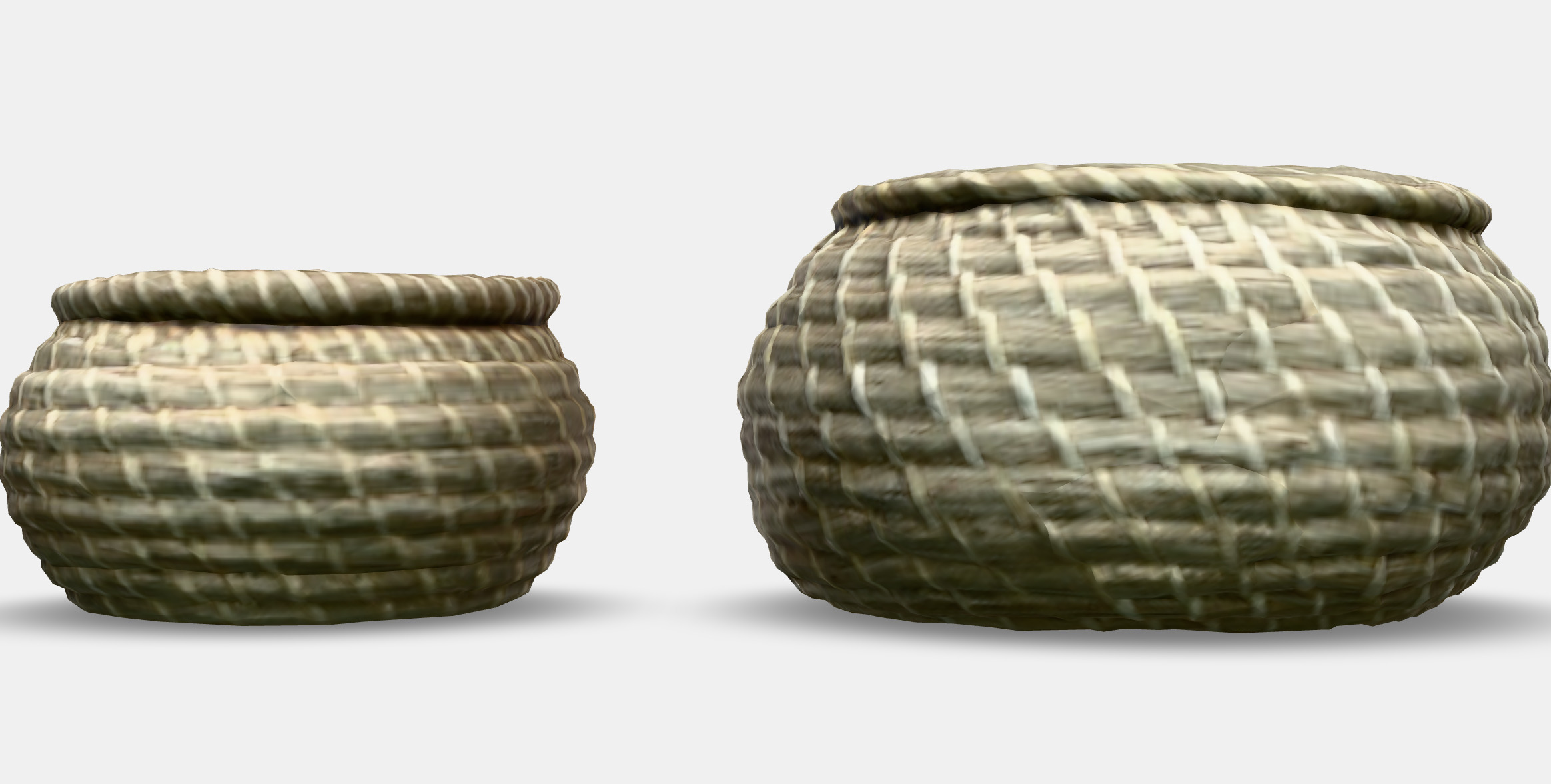 FRYKEN basket with lid set of 3 3D model_11