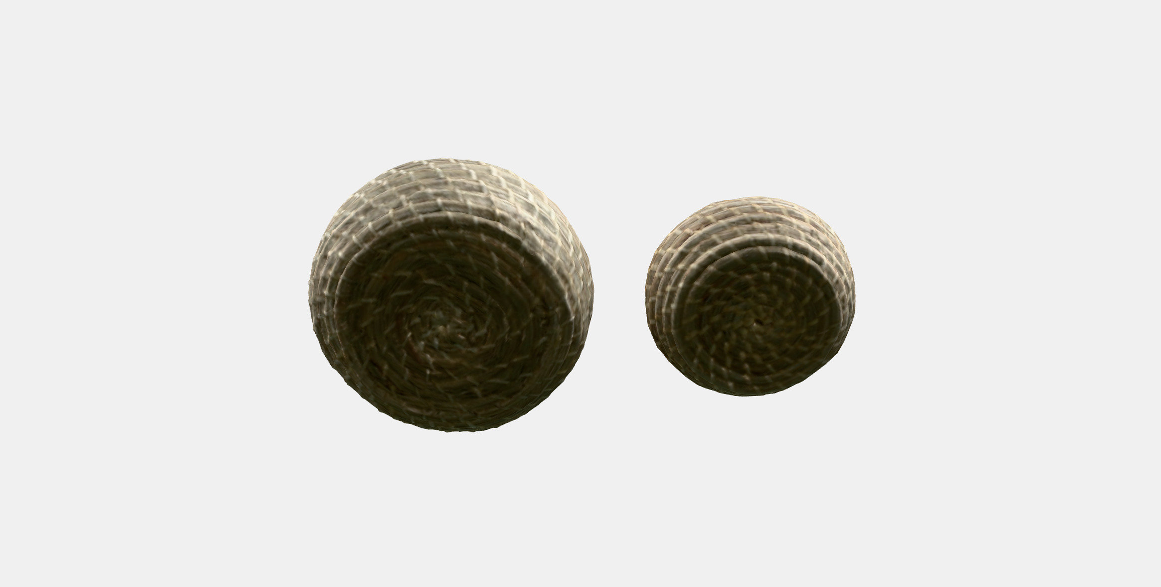 FRYKEN basket with lid set of 3 3D model_6
