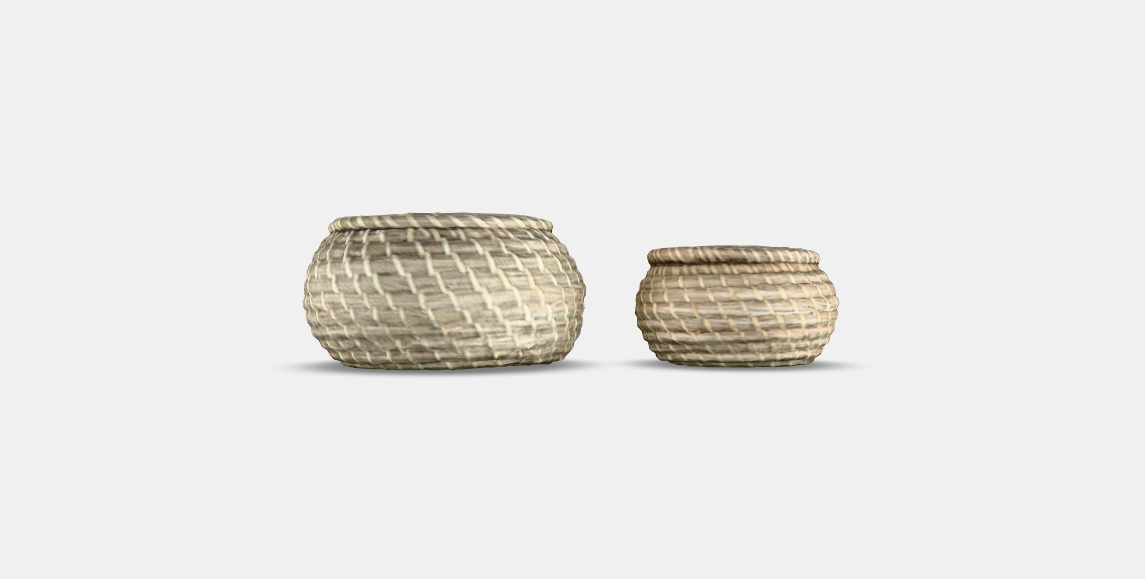 FRYKEN basket with lid set of 3 3D model_13