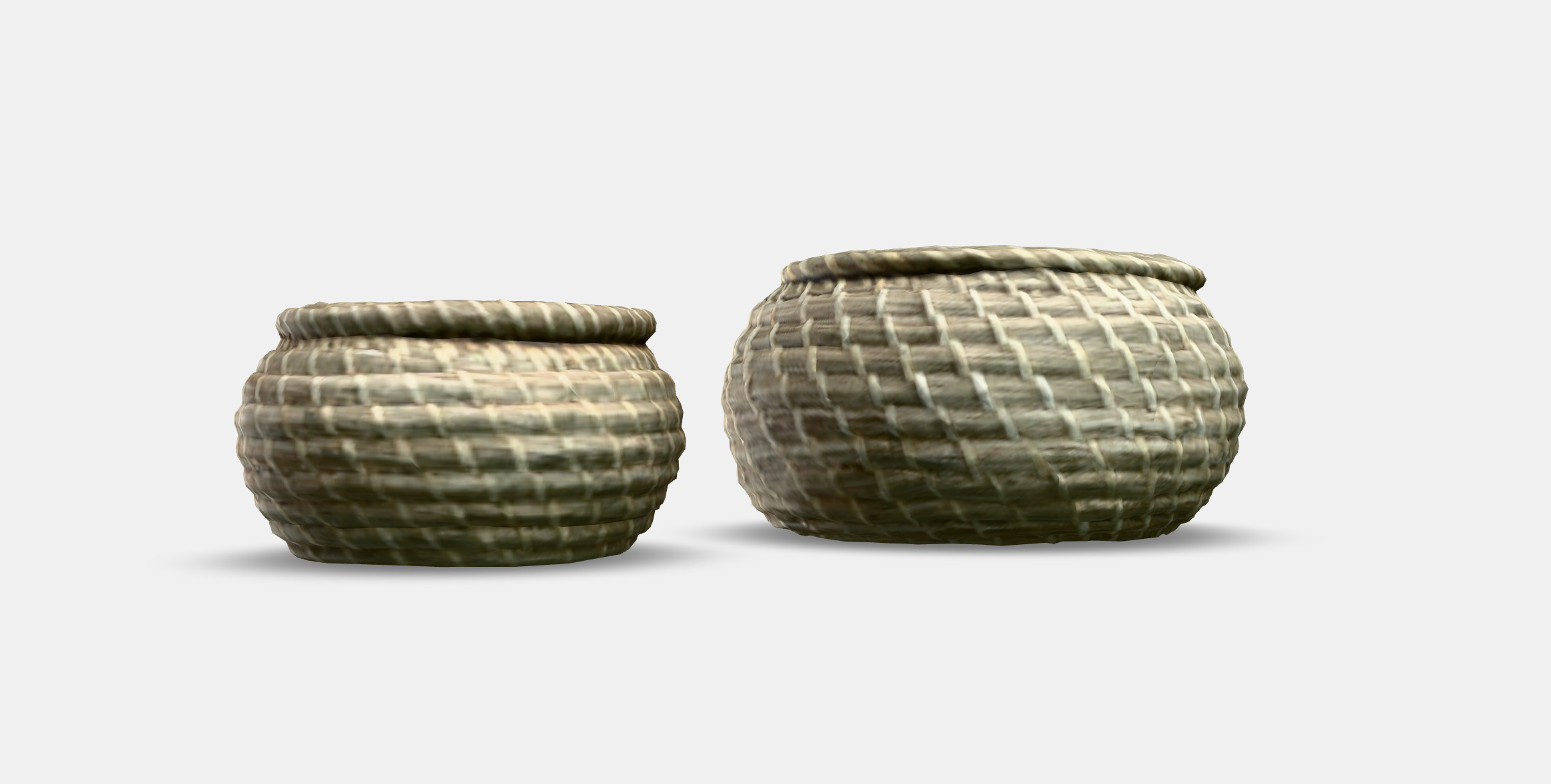 FRYKEN basket with lid set of 3 3D model_7