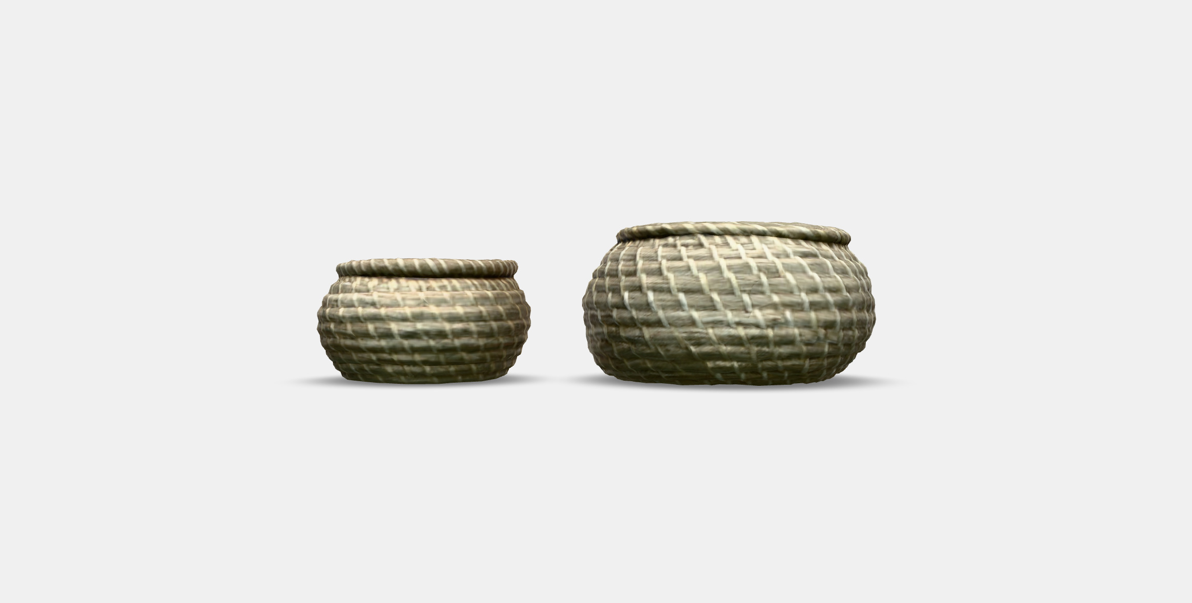 FRYKEN basket with lid set of 3 3D model_9