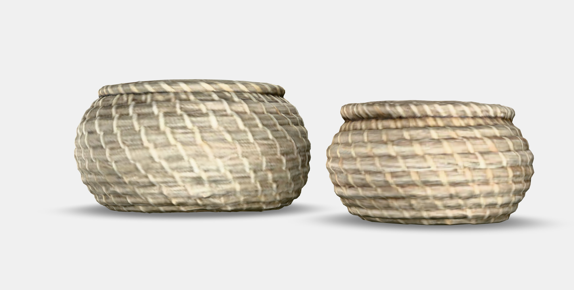 FRYKEN basket with lid set of 3 3D model_8