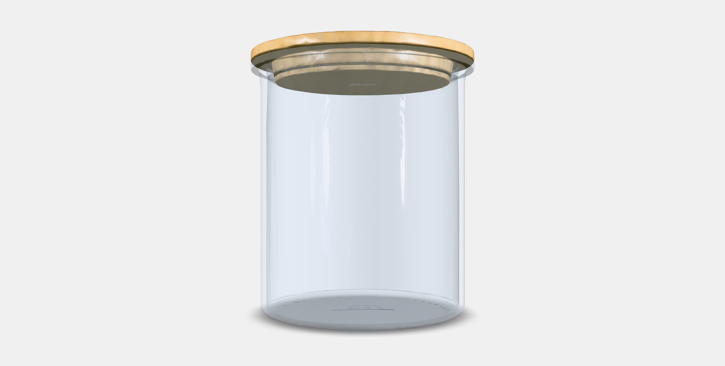 IKEA 365 tin with lid Low-poly 3D model_14