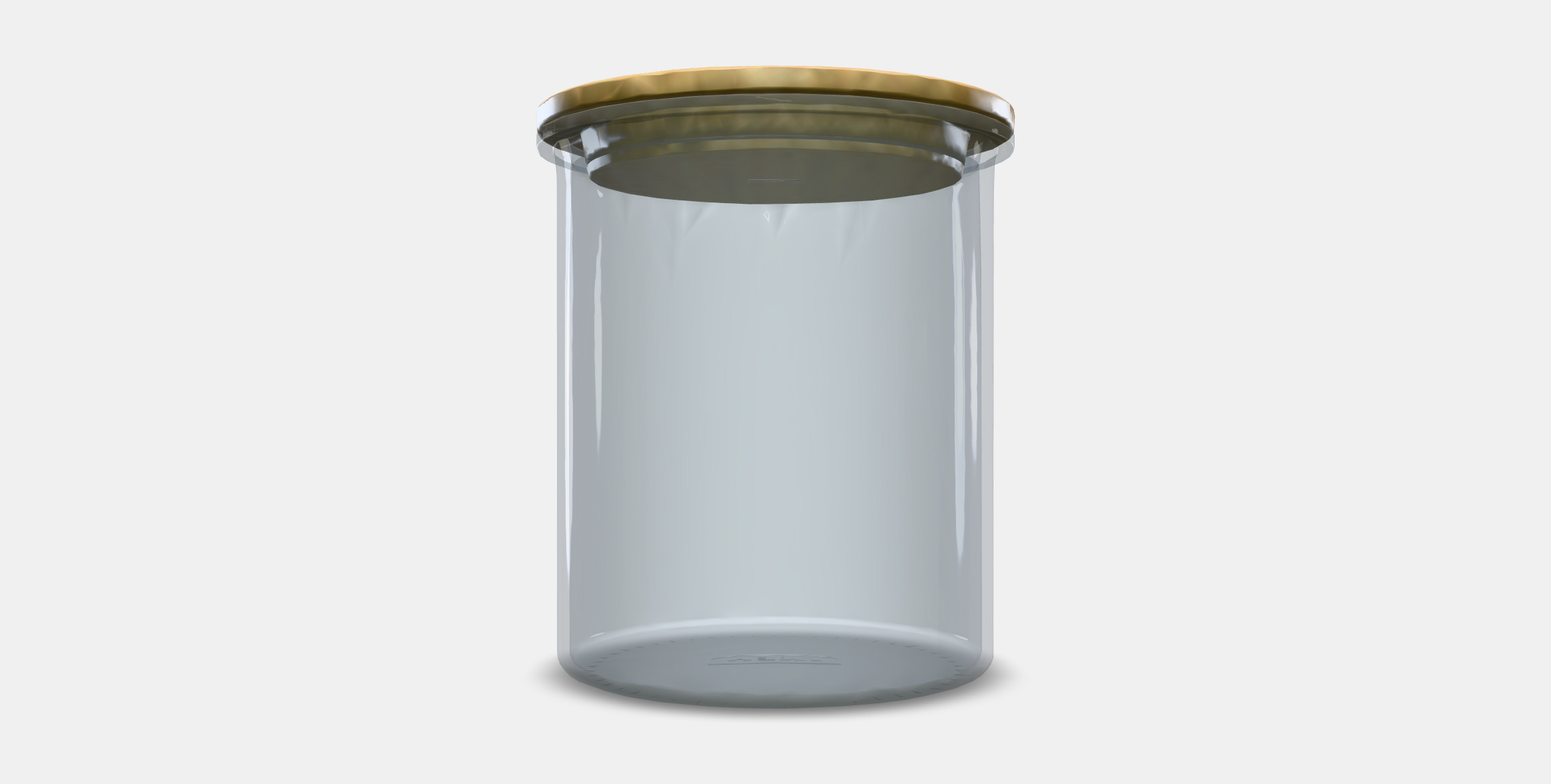 IKEA 365 tin with lid Low-poly 3D model_10