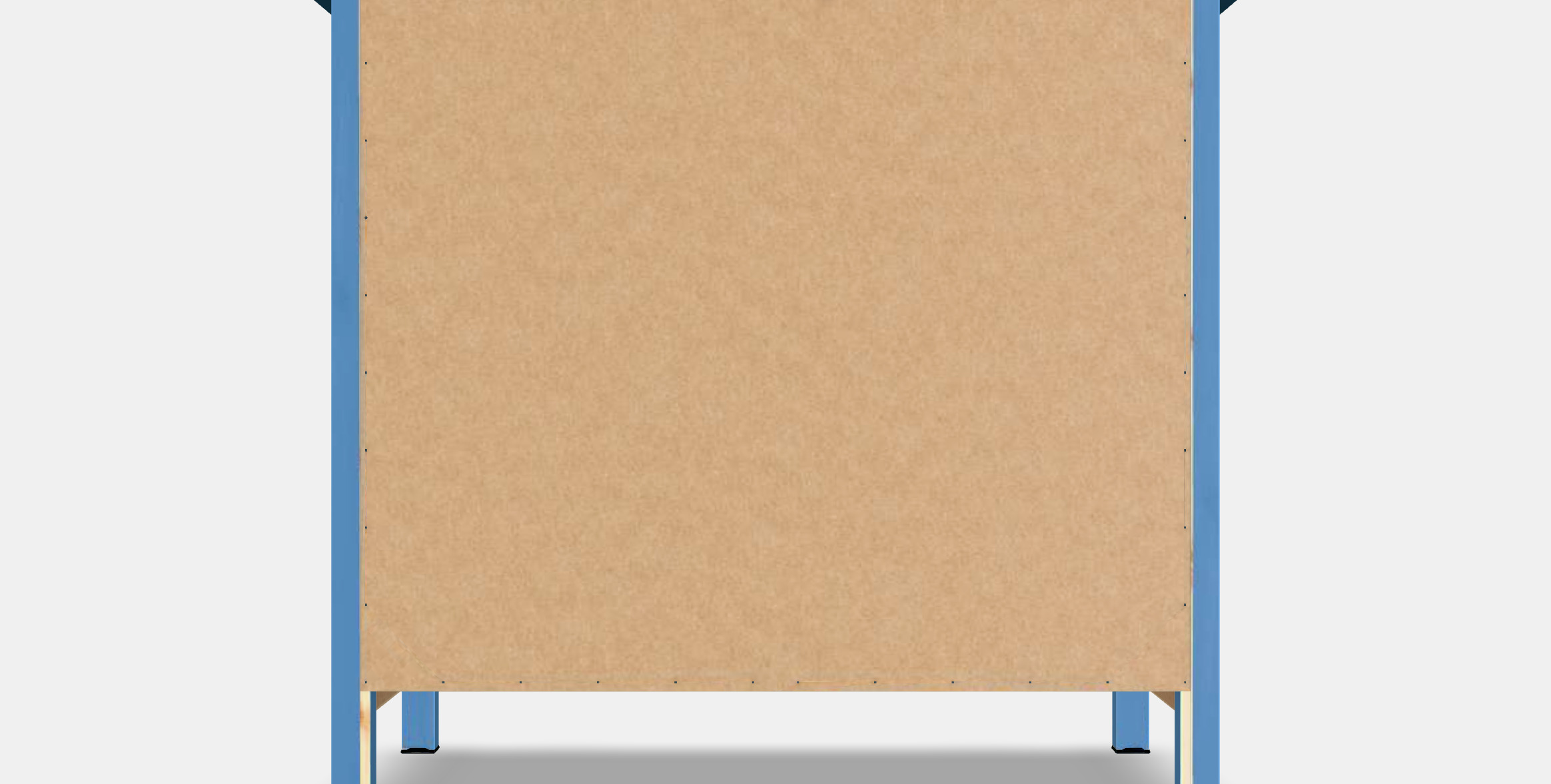 HEMNES chest of drawers with 3 drawers 3D model_15