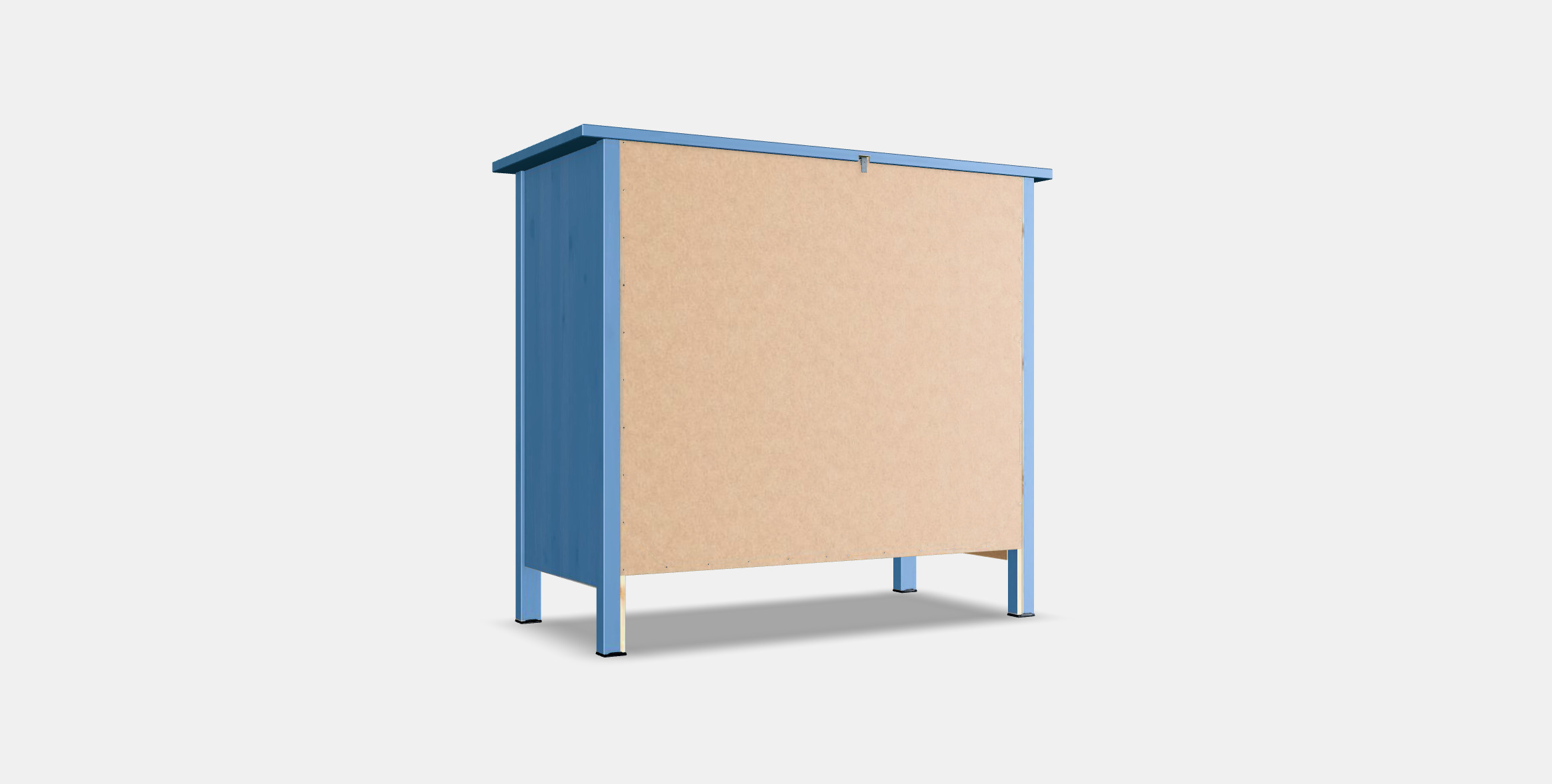 HEMNES chest of drawers with 3 drawers 3D model_16