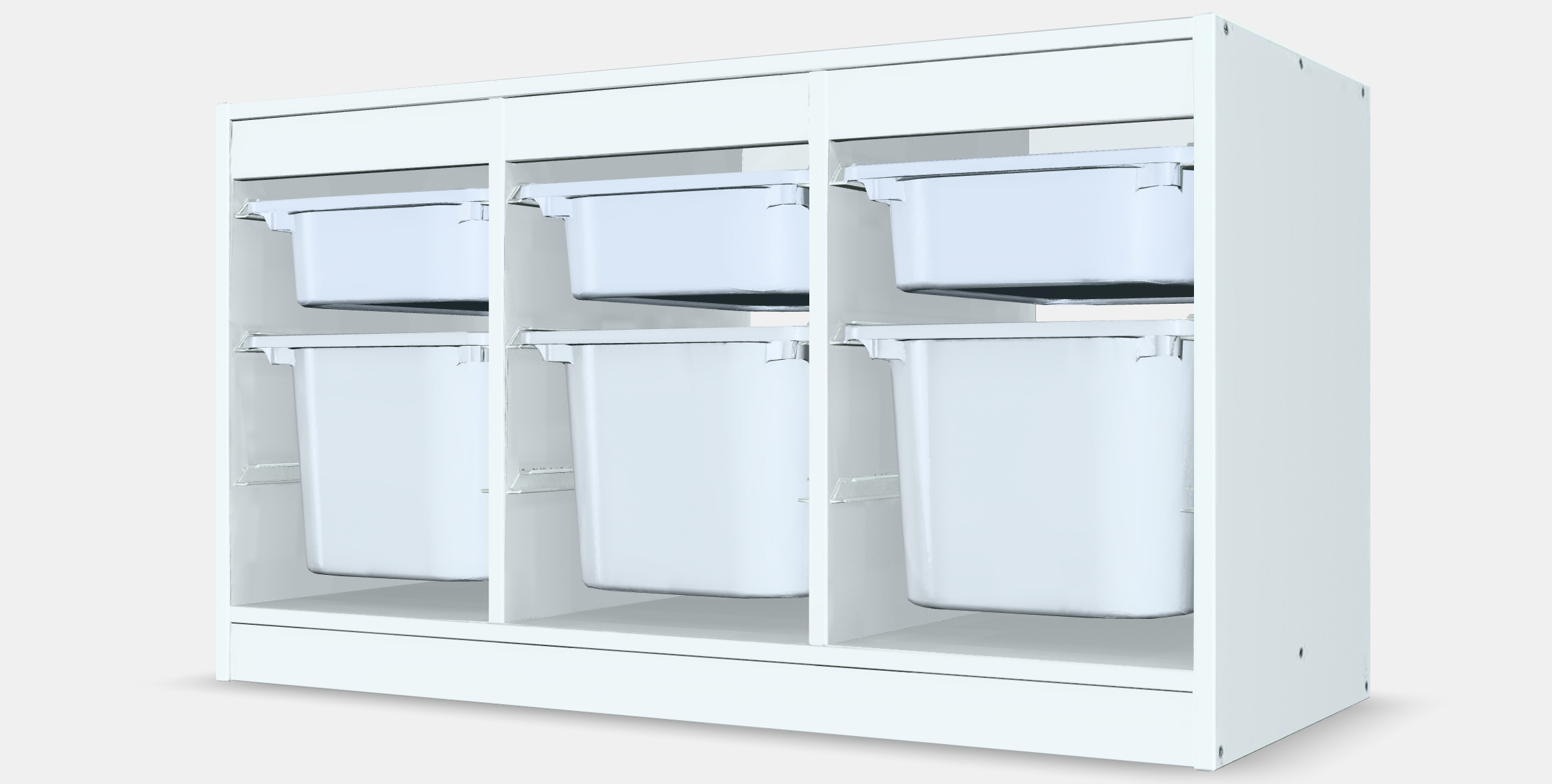 TROFAST storage with boxes 3D model_5