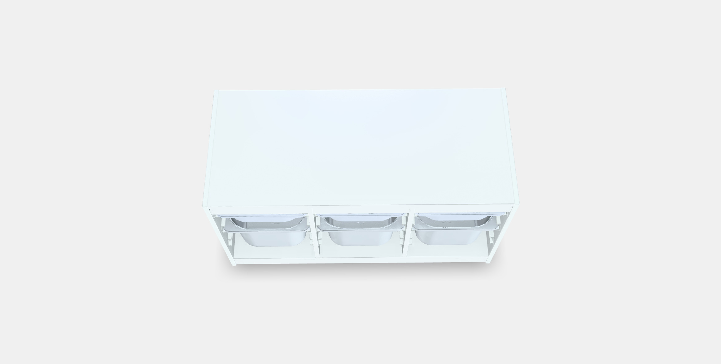 TROFAST storage with boxes 3D model_3