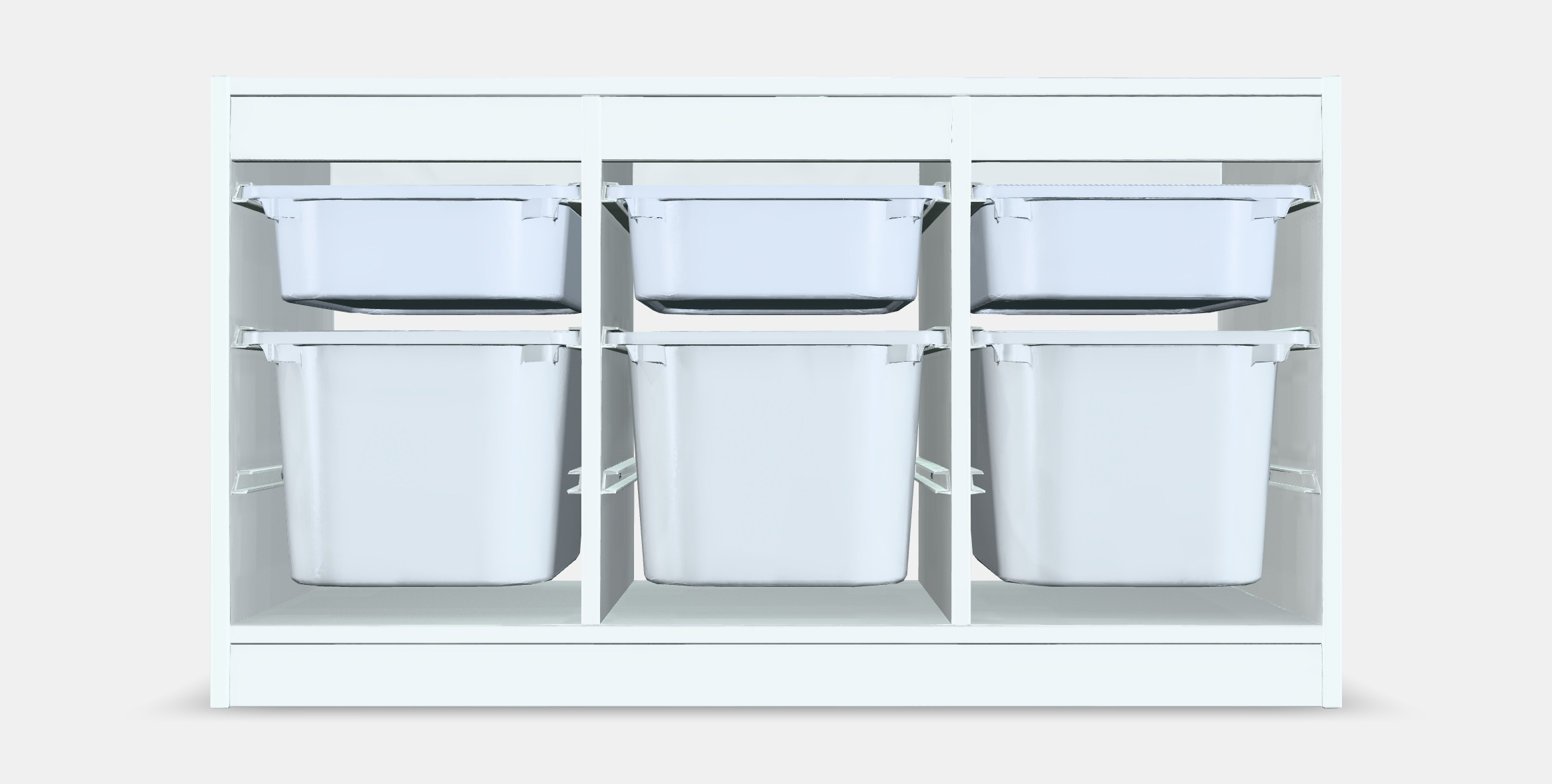 TROFAST storage with boxes 3D model_15