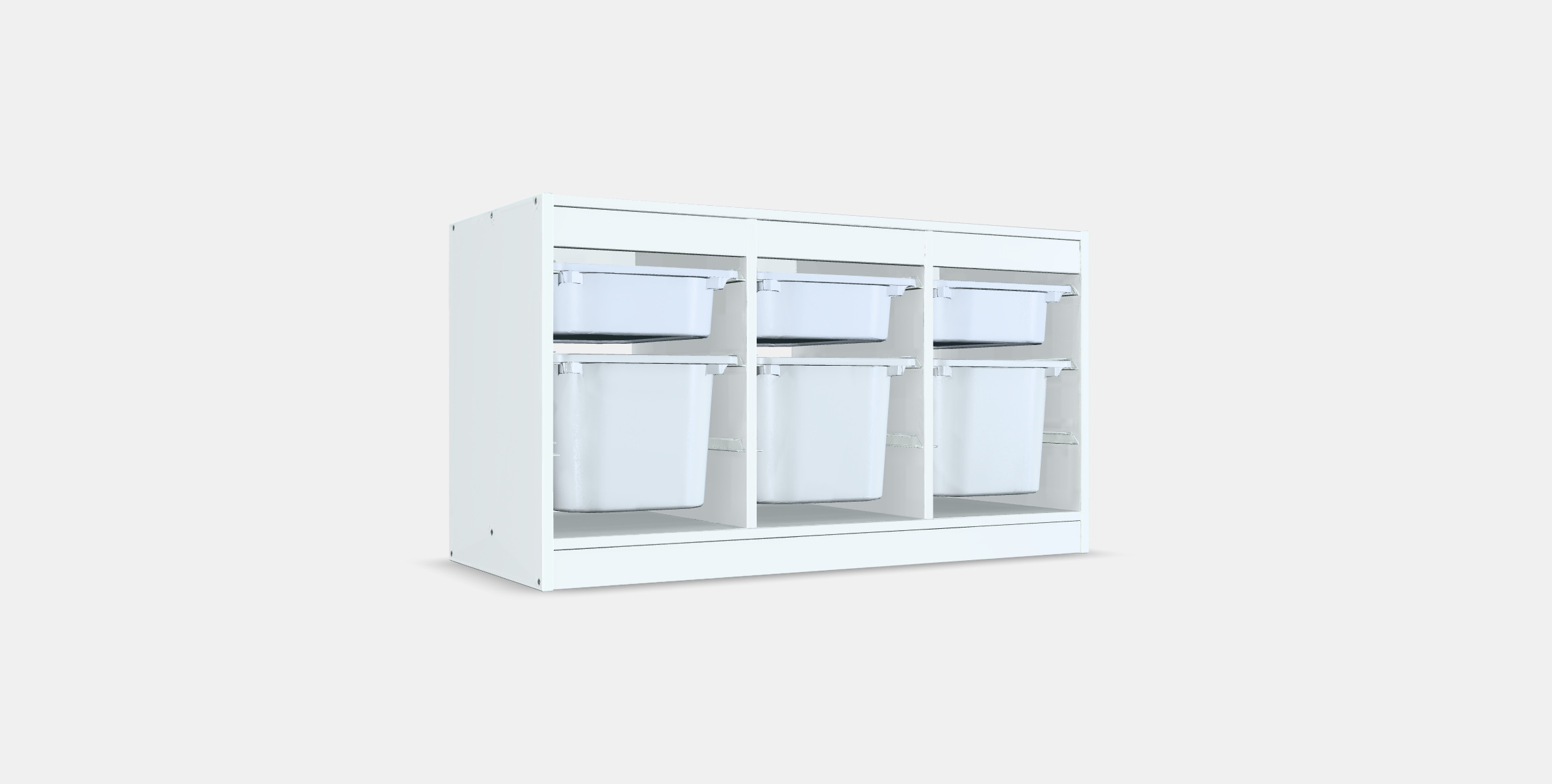 TROFAST storage with boxes 3D model_16