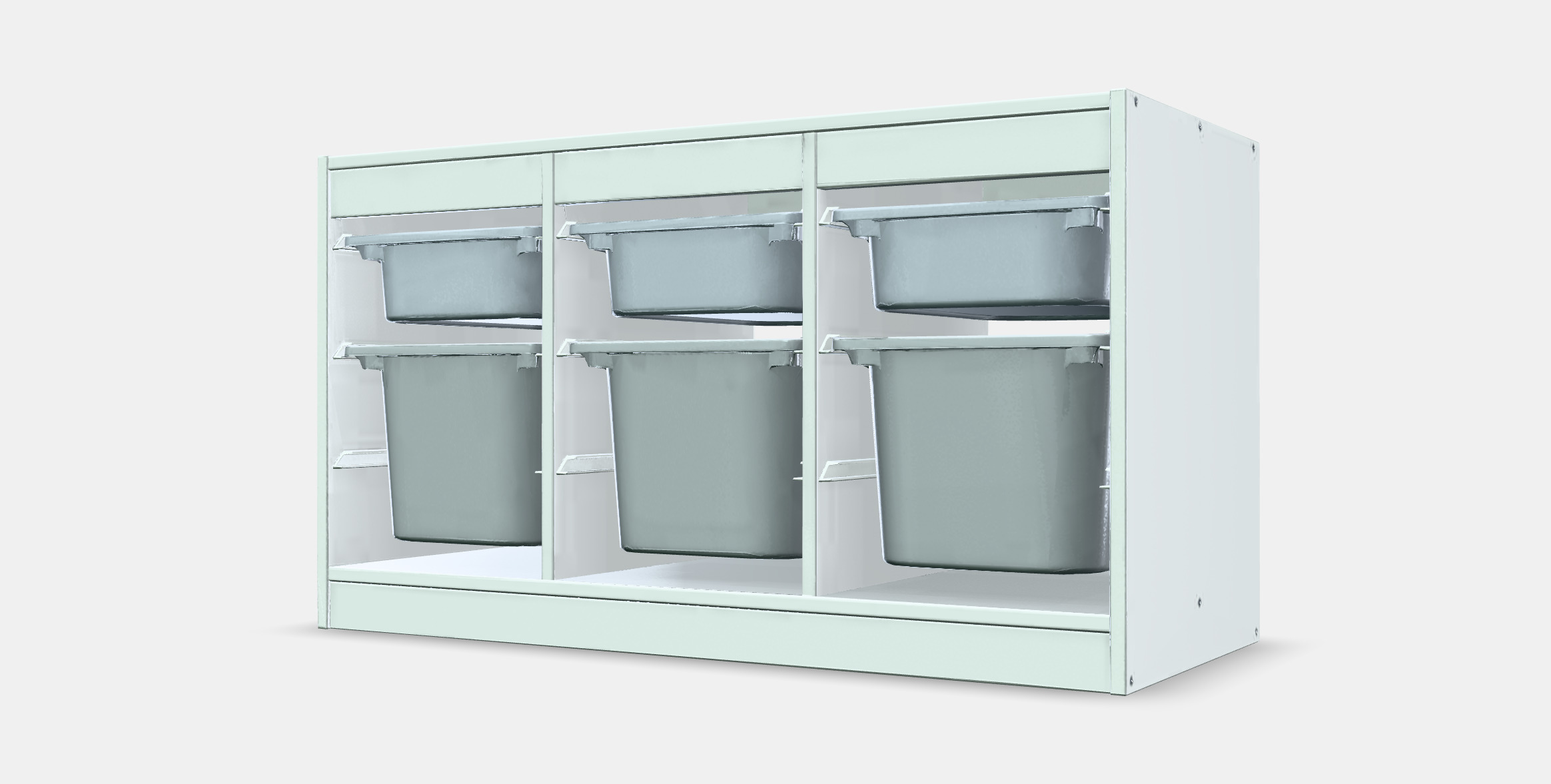 TROFAST storage with boxes 3D model_13