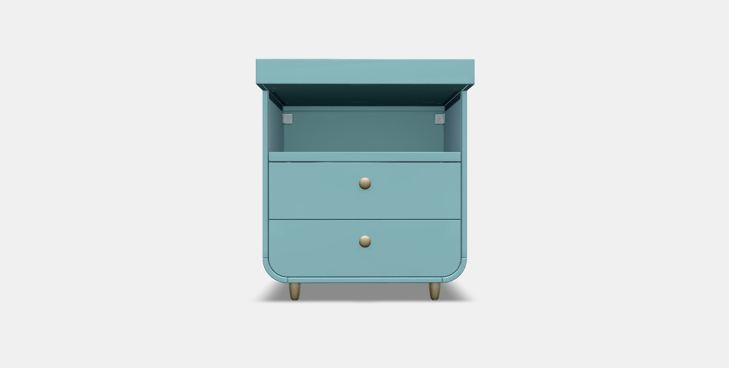 MYLLRA changing table with drawers 3D model_10