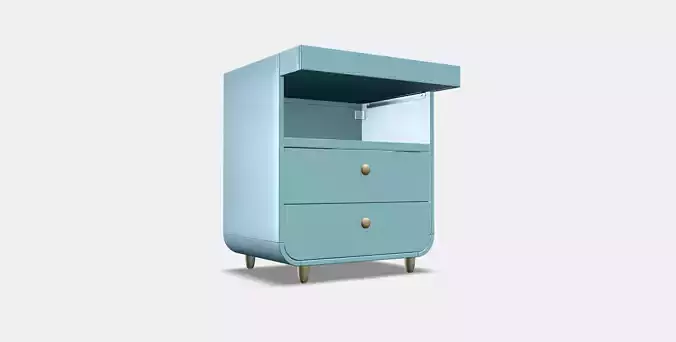 MYLLRA changing table with drawers