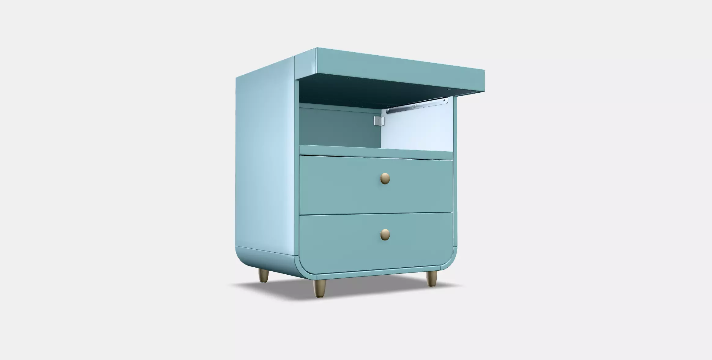 MYLLRA changing table with drawers 3D model_0
