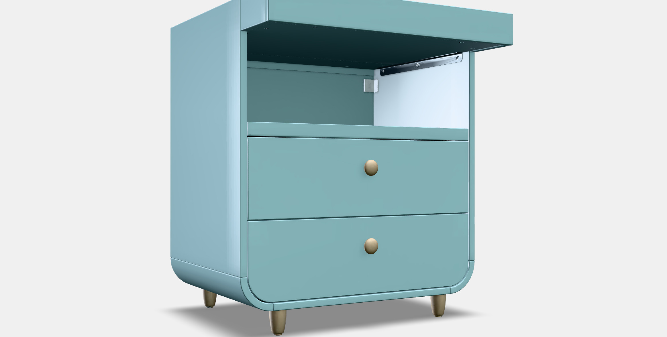 MYLLRA changing table with drawers 3D model_9
