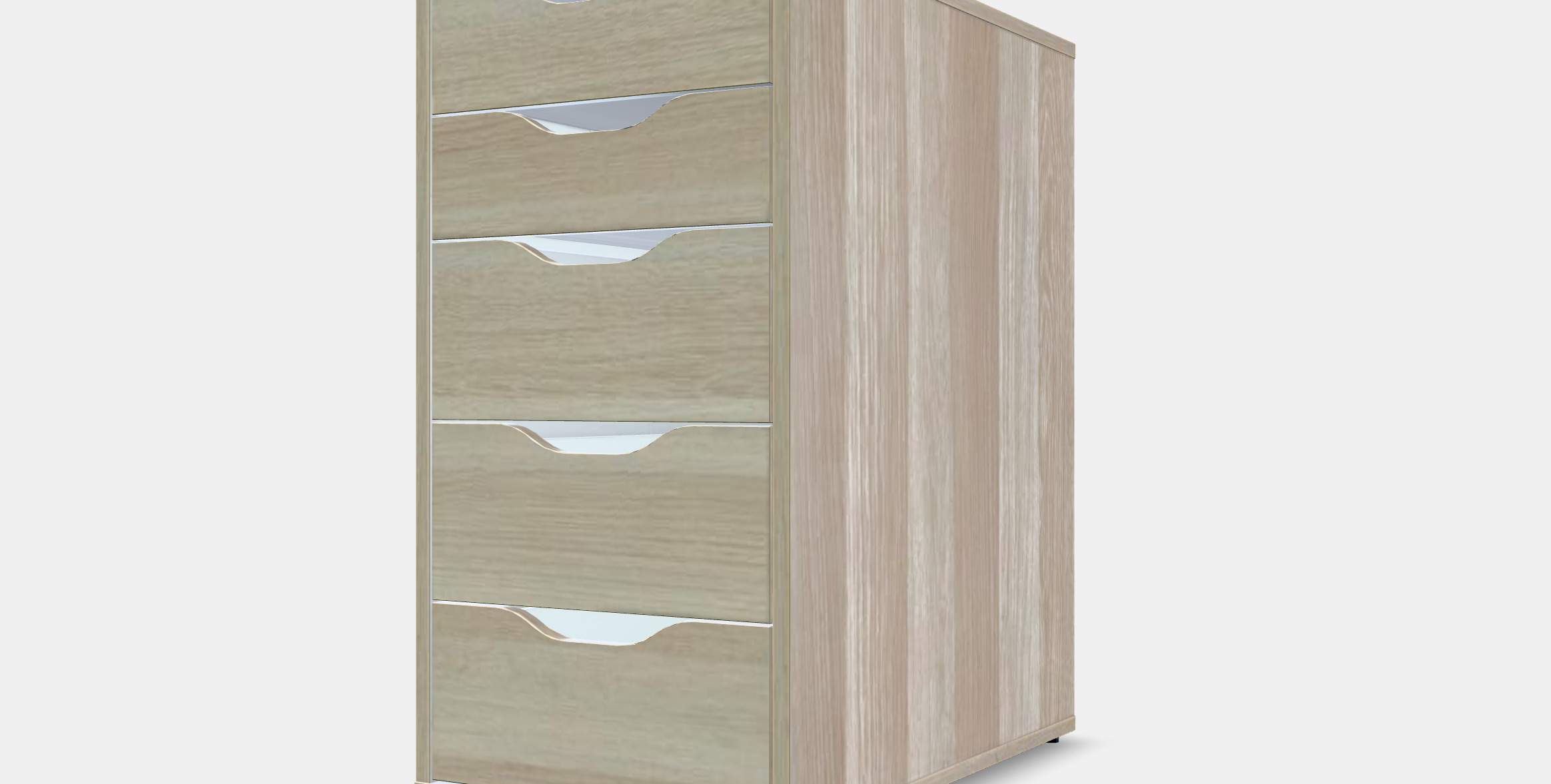 ALEX drawer unit 4 3D model_13