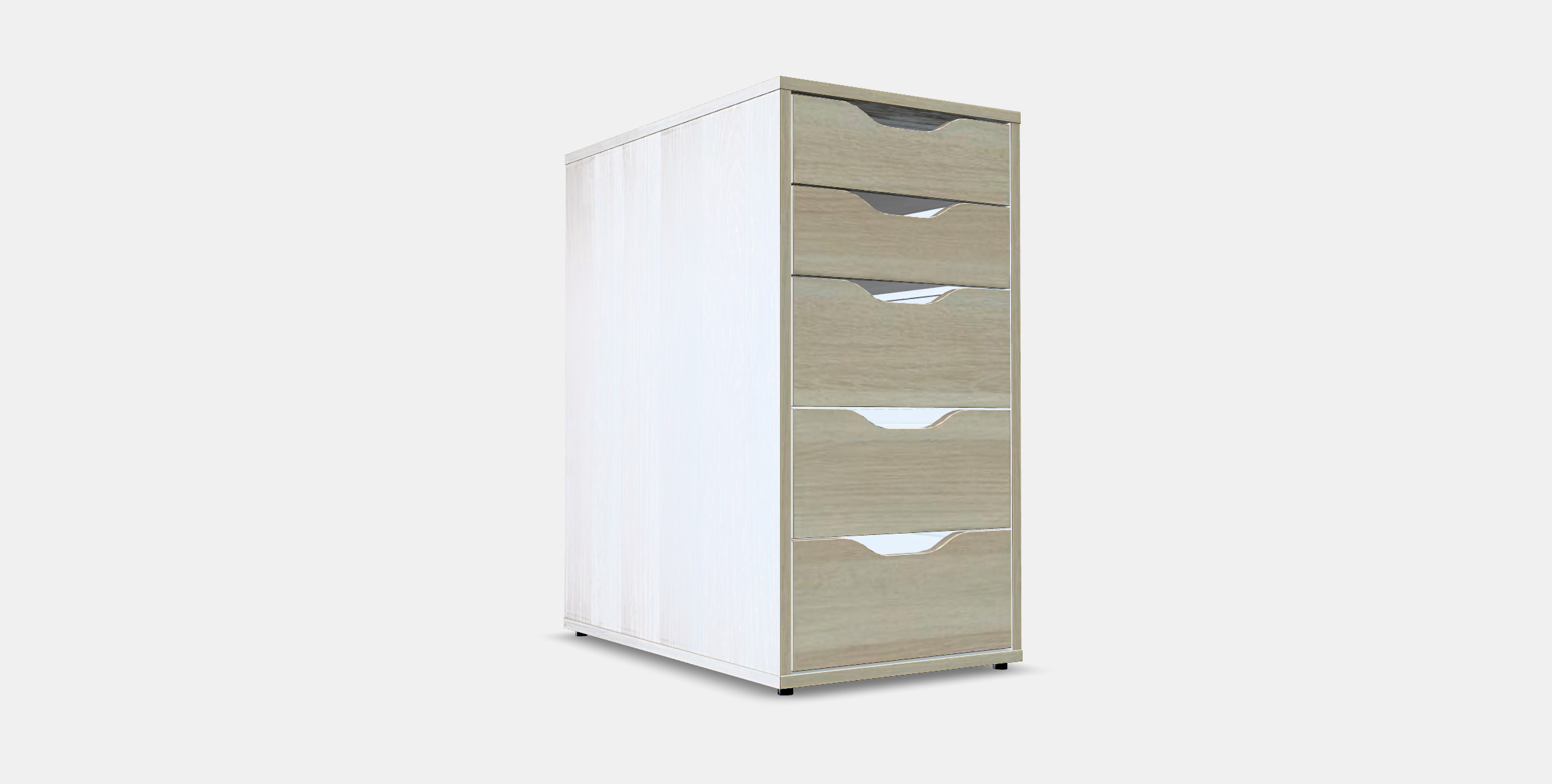 ALEX drawer unit 4 3D model_3