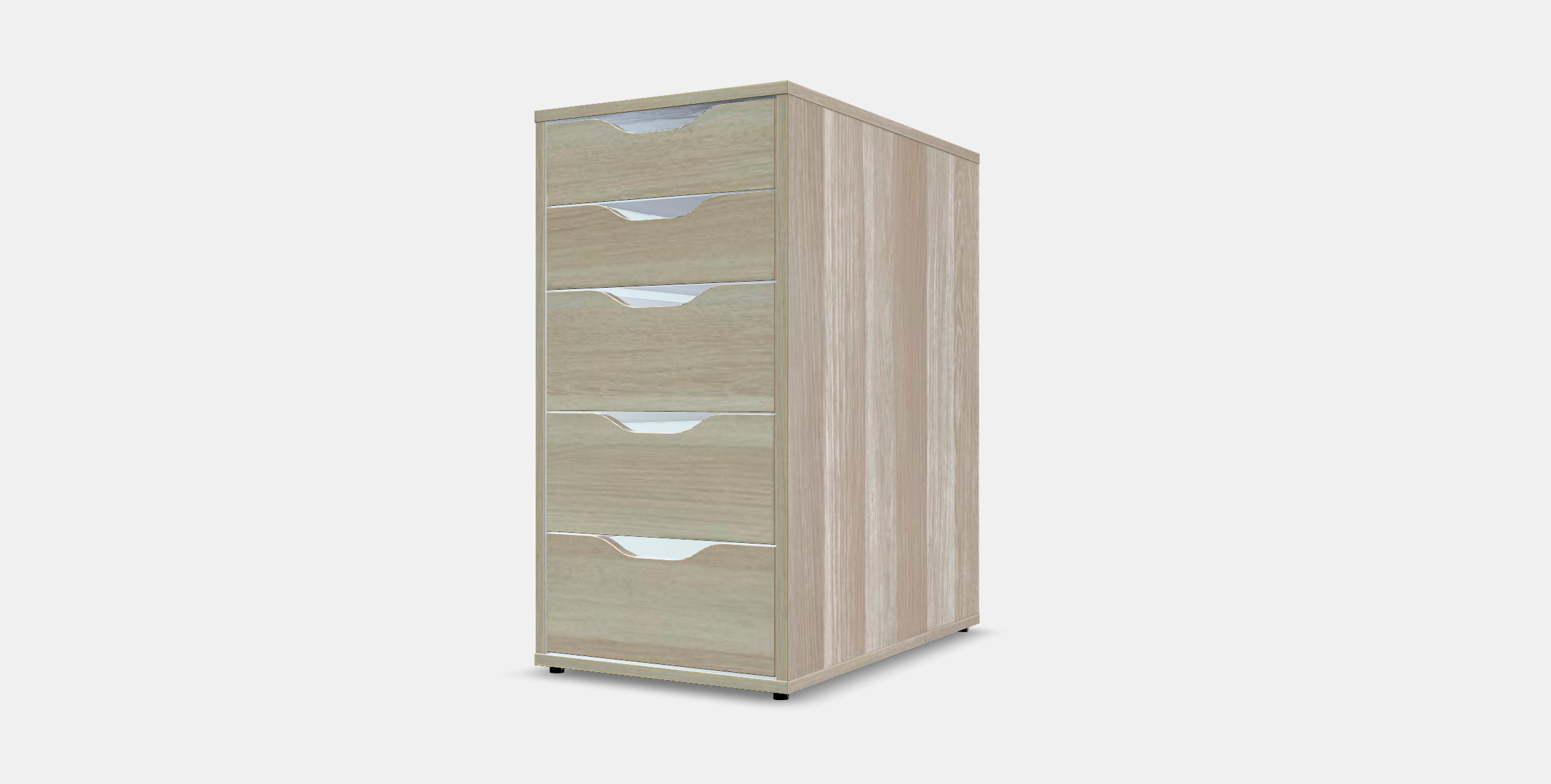ALEX drawer unit 4 3D model_12
