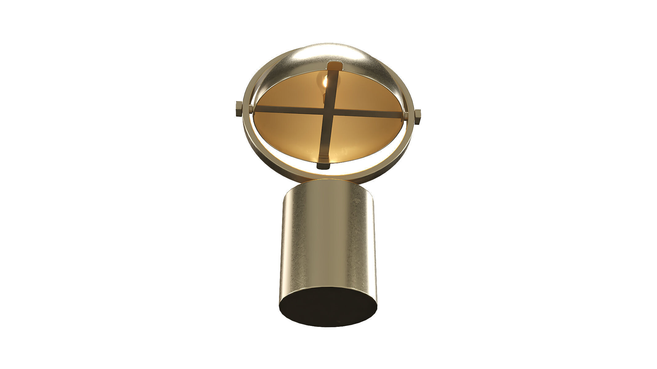 Pacific Coast Modern Mushroom Table Lamp Low-poly 3D model_6