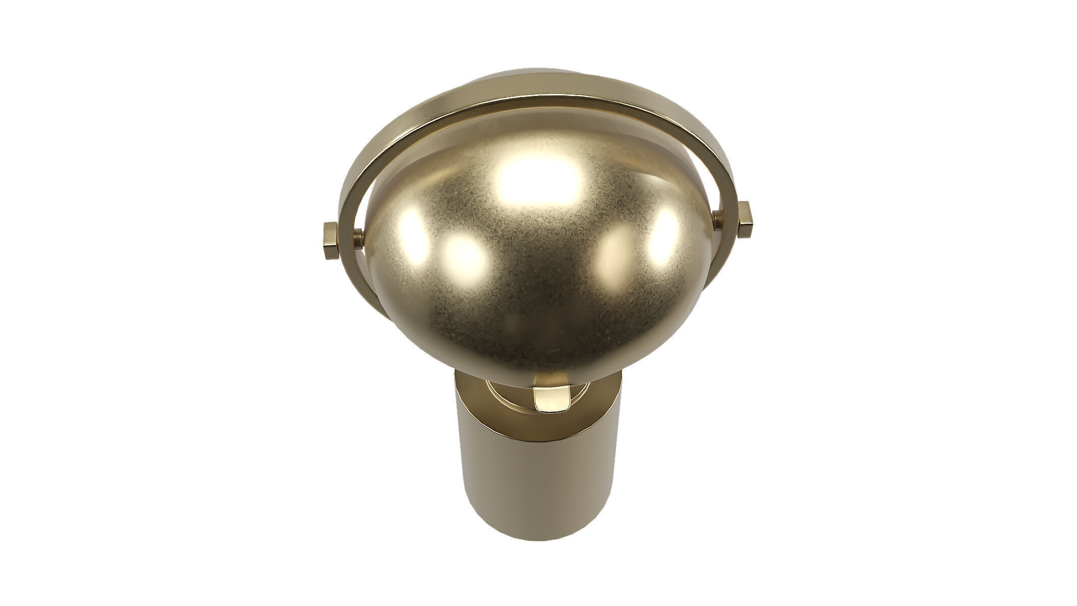 Pacific Coast Modern Mushroom Table Lamp Low-poly 3D model_5