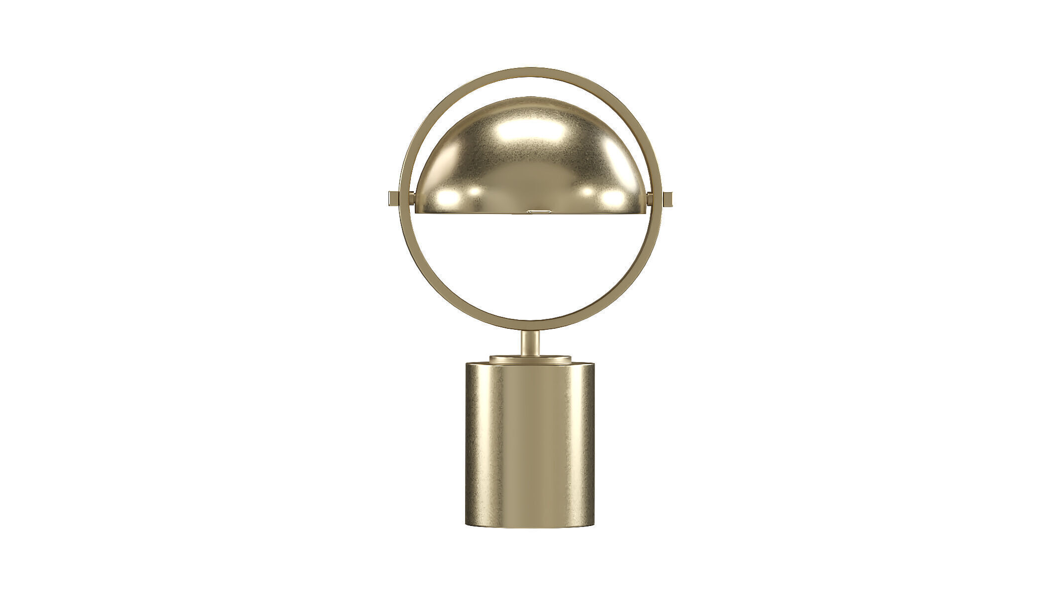 Pacific Coast Modern Mushroom Table Lamp Low-poly 3D model_2
